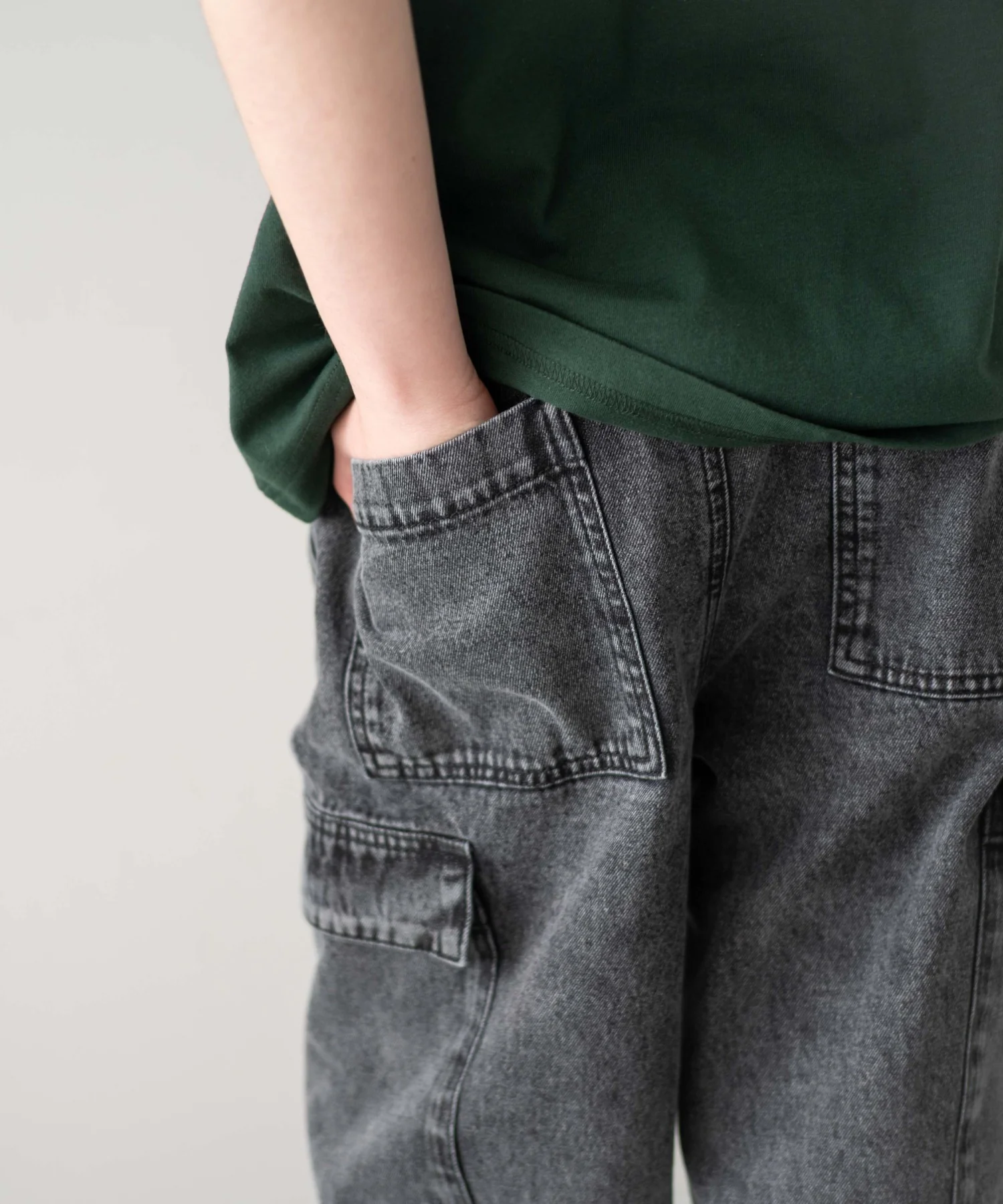 デニムイージーカーゴパンツ(JUNIOR) - Image 7