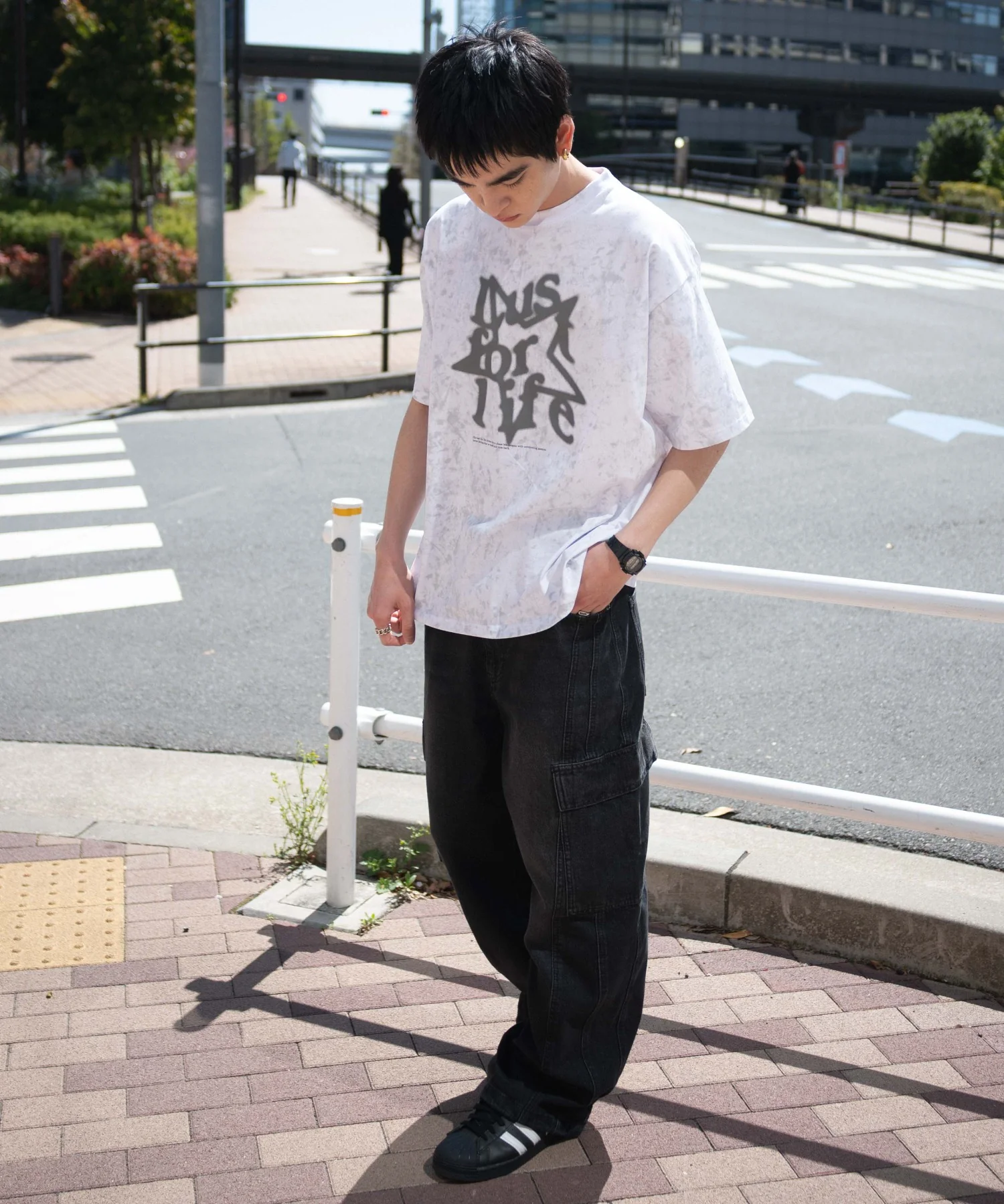 イージー3Dバレルレッグデニムカーゴパンツ - Image 35