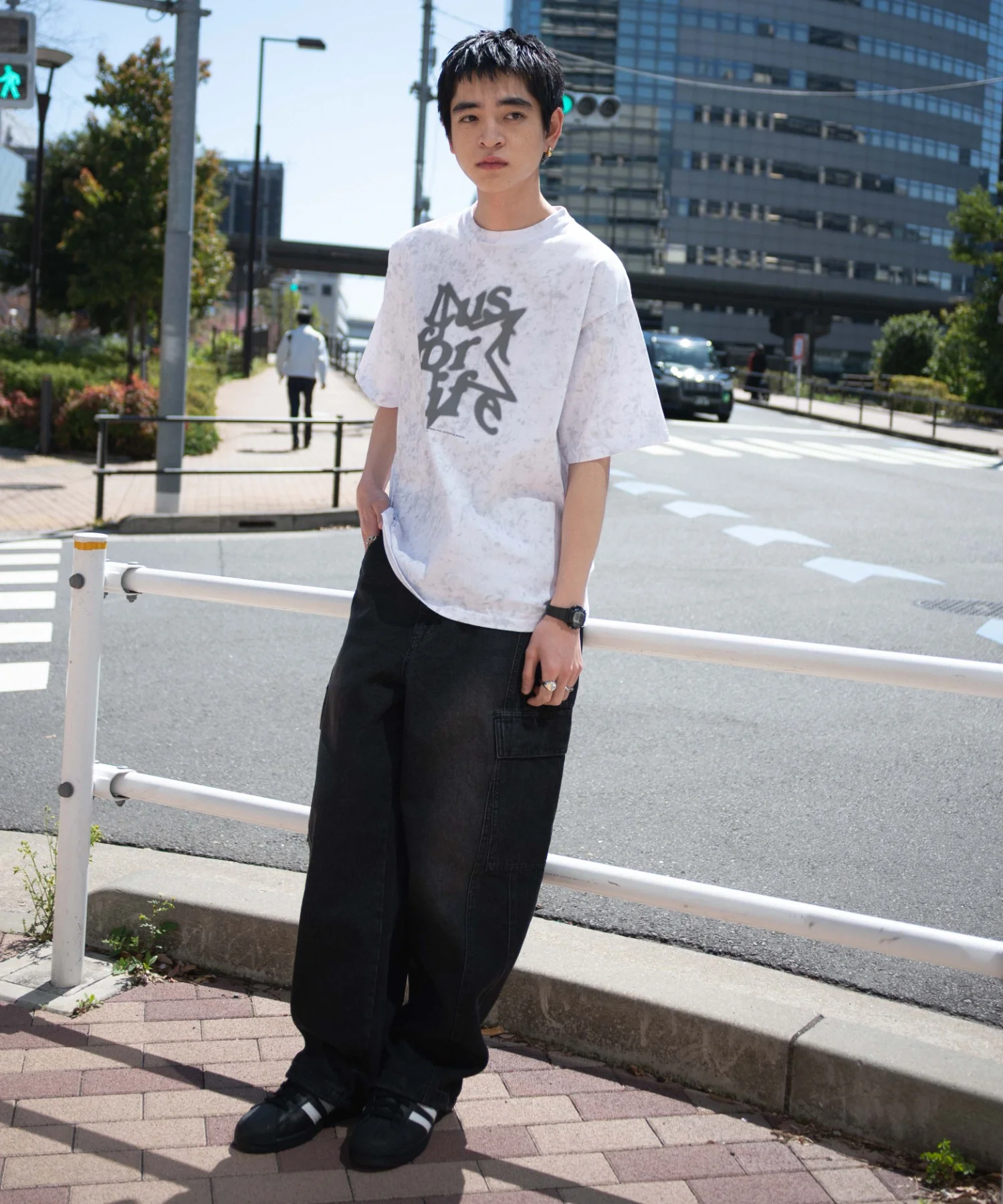 イージー3Dバレルレッグデニムカーゴパンツ - Image 8