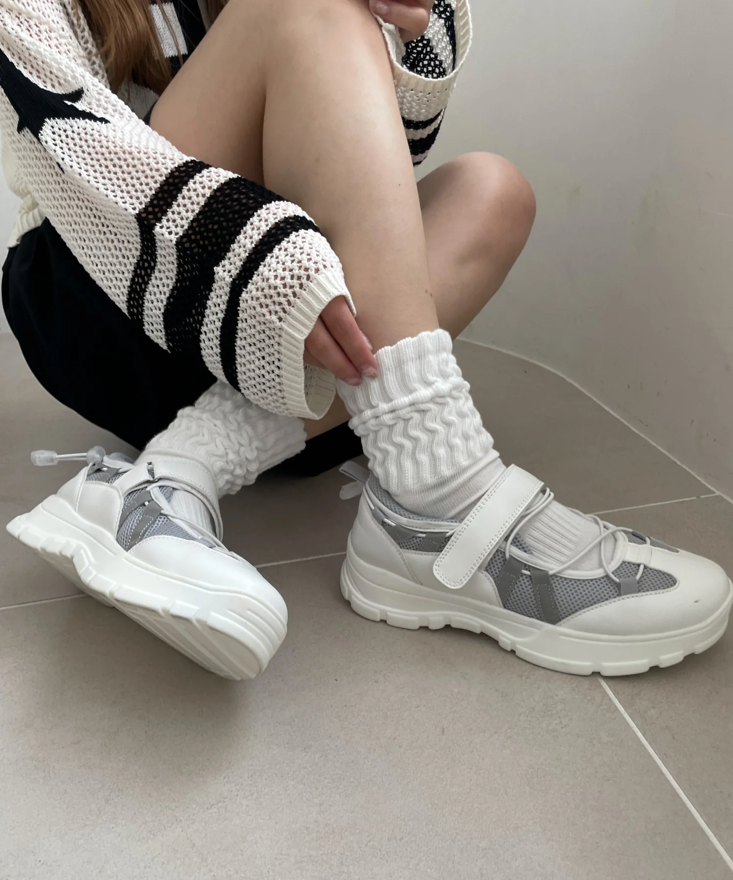 ドローコードベルクロシューズ - Image 3
