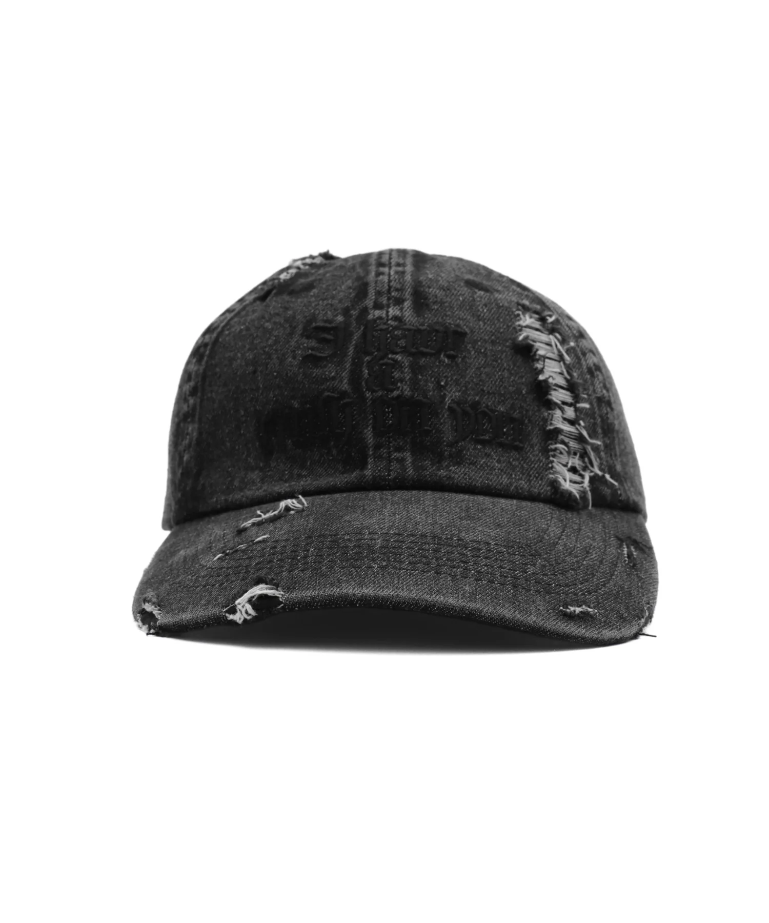 オールドイングリッシュロゴダメージデニムキャップ - Image 11