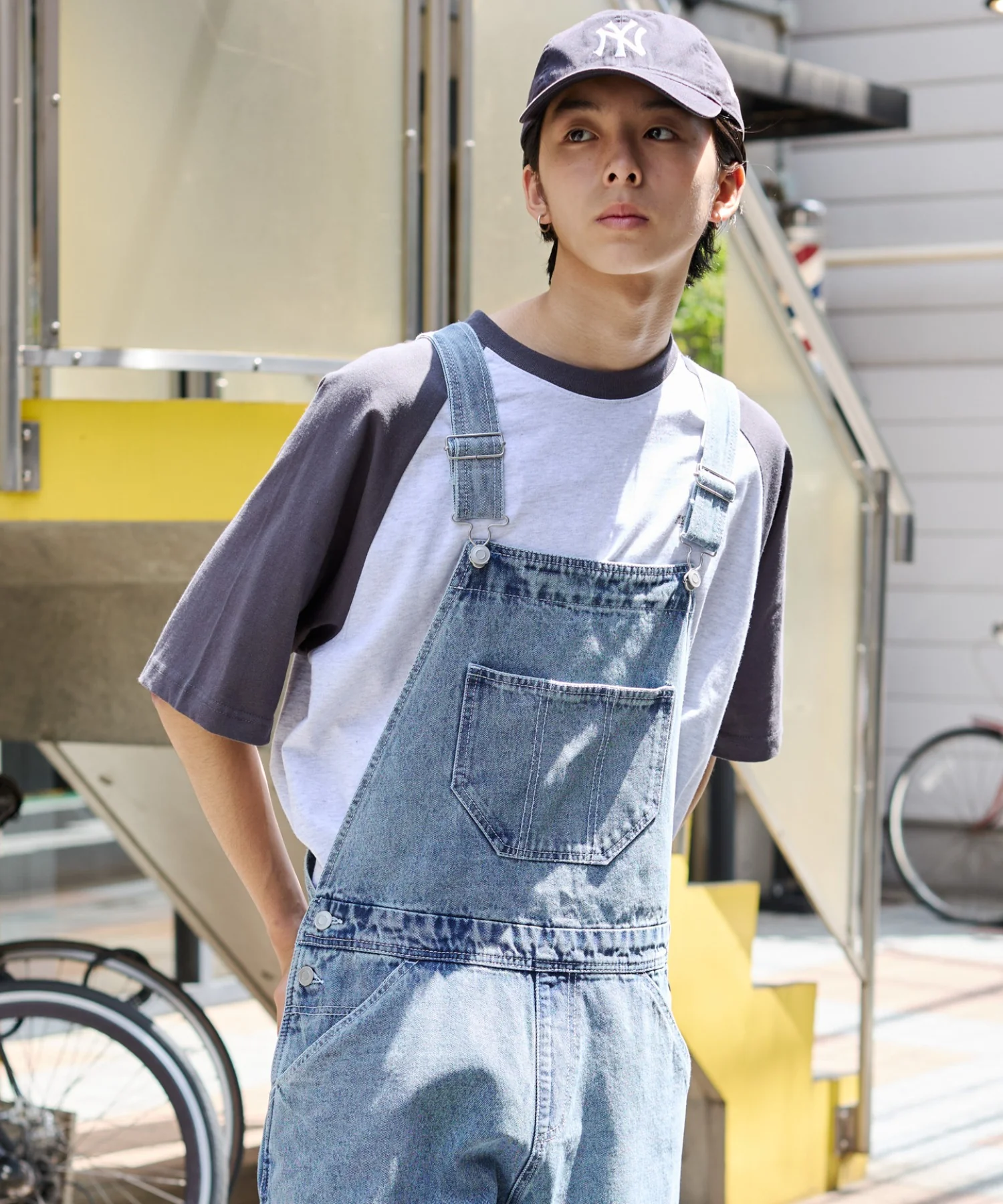 デニムオーバーオール - Image 3