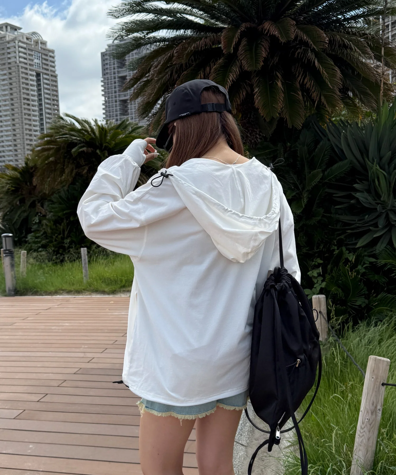 ハーフジップアノラックパーカー - Image 16