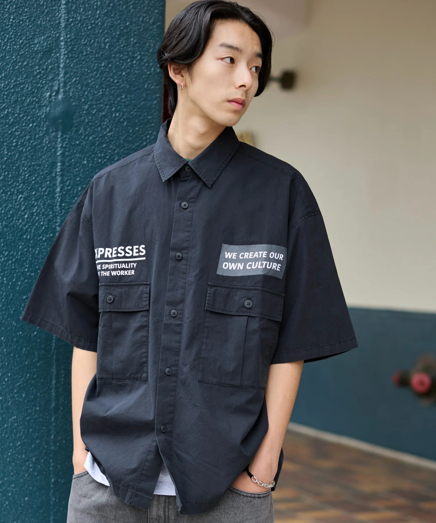 ミリタリーハーフスリーブシャツ - Image 18