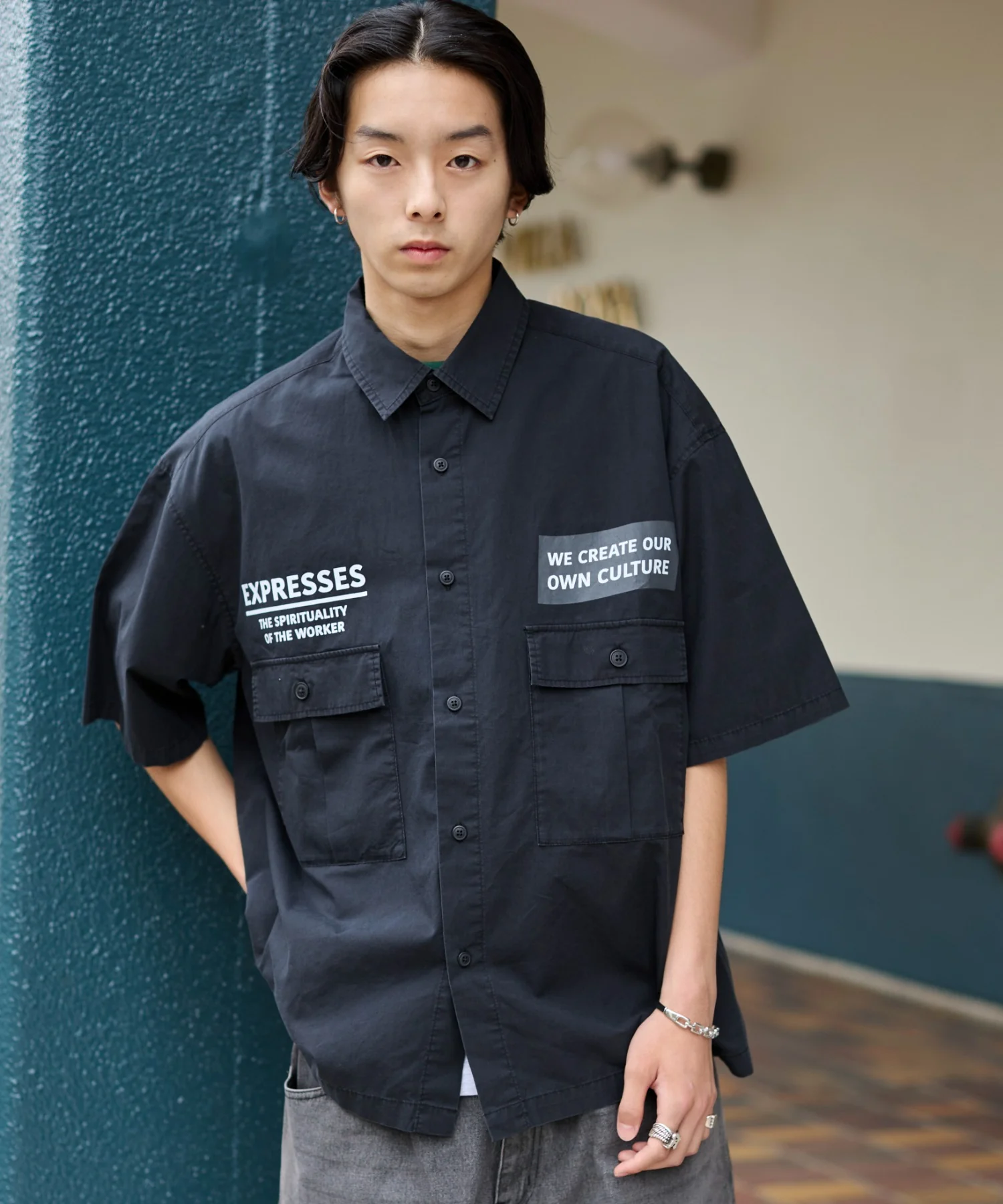 ミリタリーハーフスリーブシャツ - Image 19