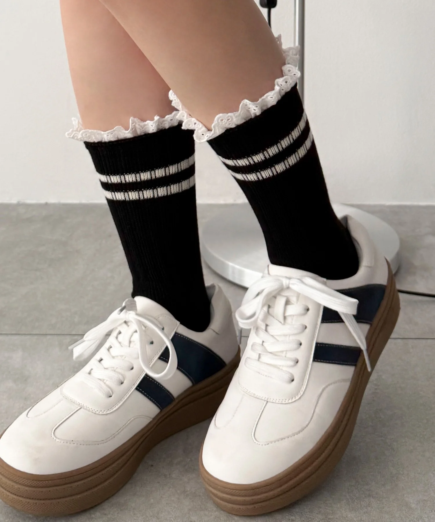 レースラインソックス(23-25cm) - Image 2