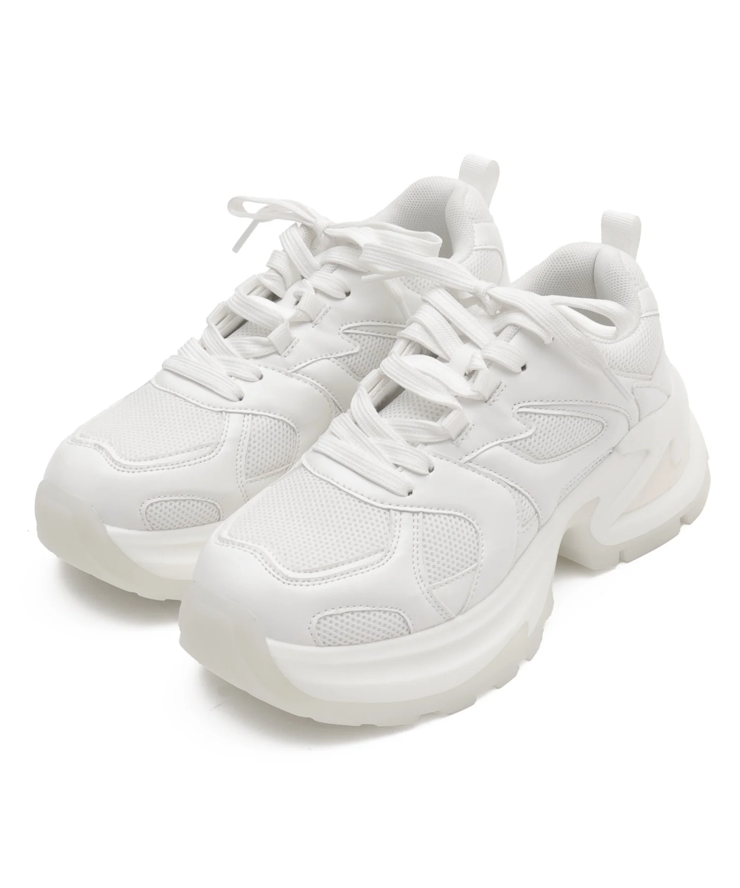 PUメッシュヒールダッドスニーカー - Image 30