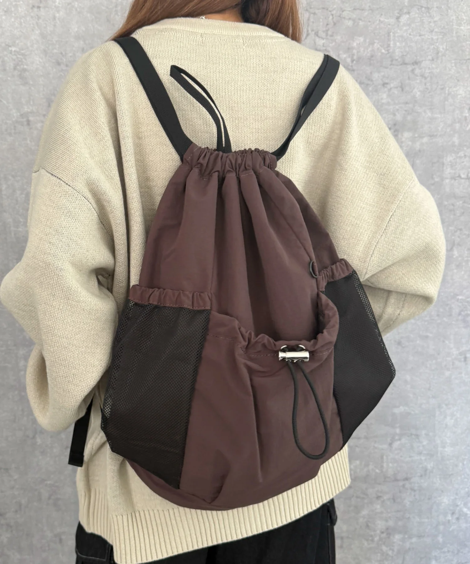 メッシュポケットナップサック - Image 11