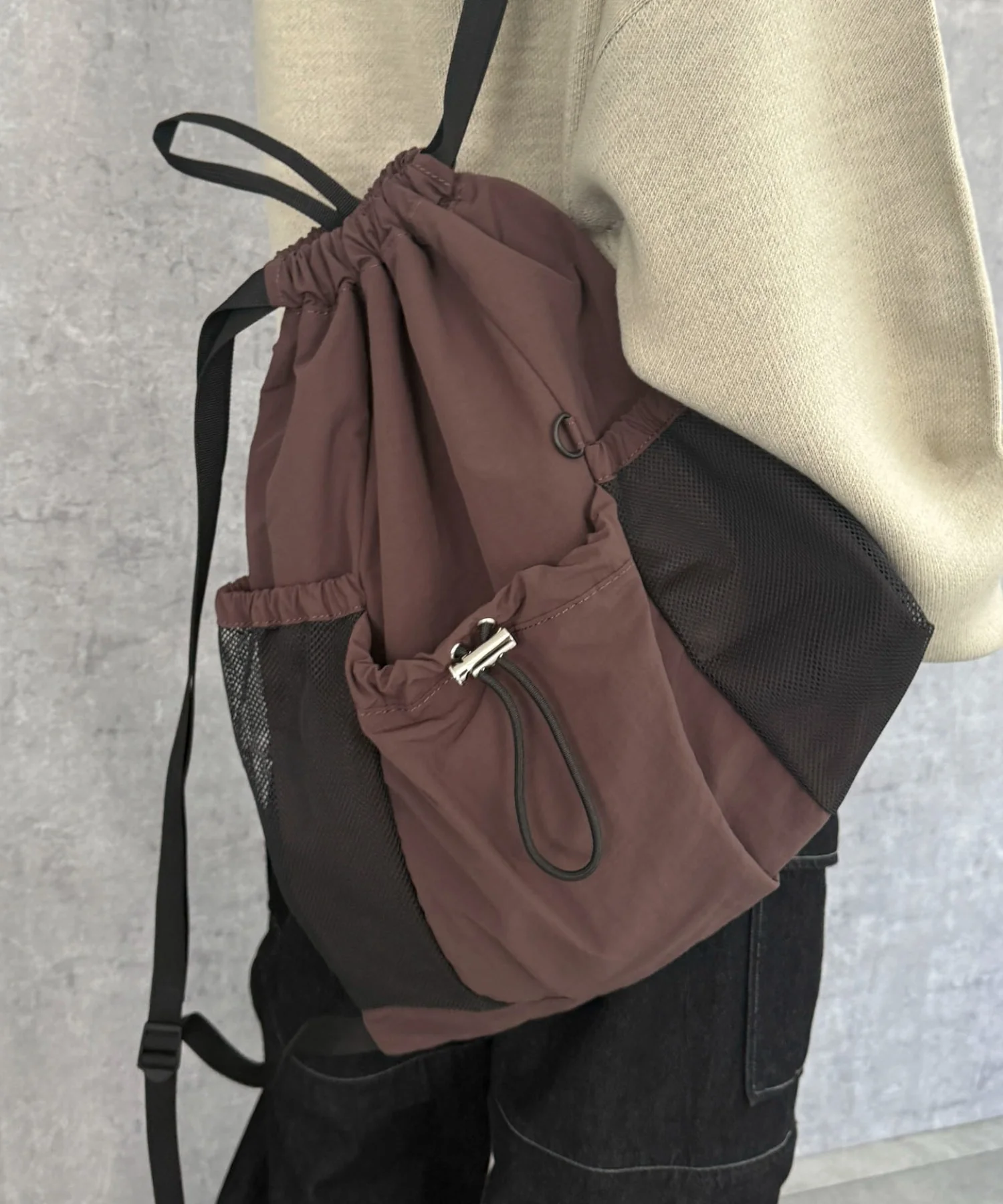メッシュポケットナップサック - Image 12