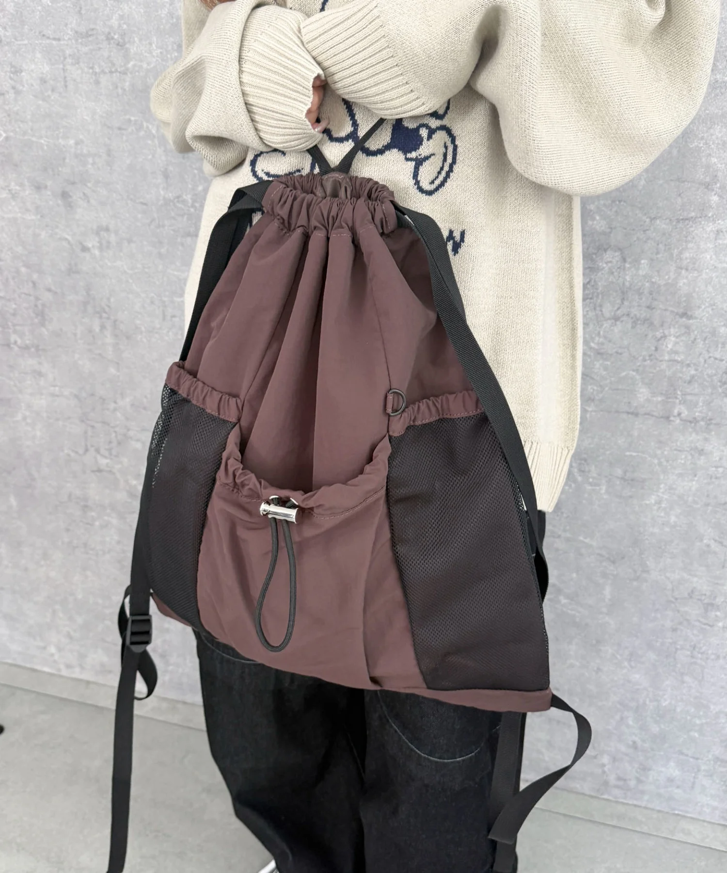 メッシュポケットナップサック - Image 14