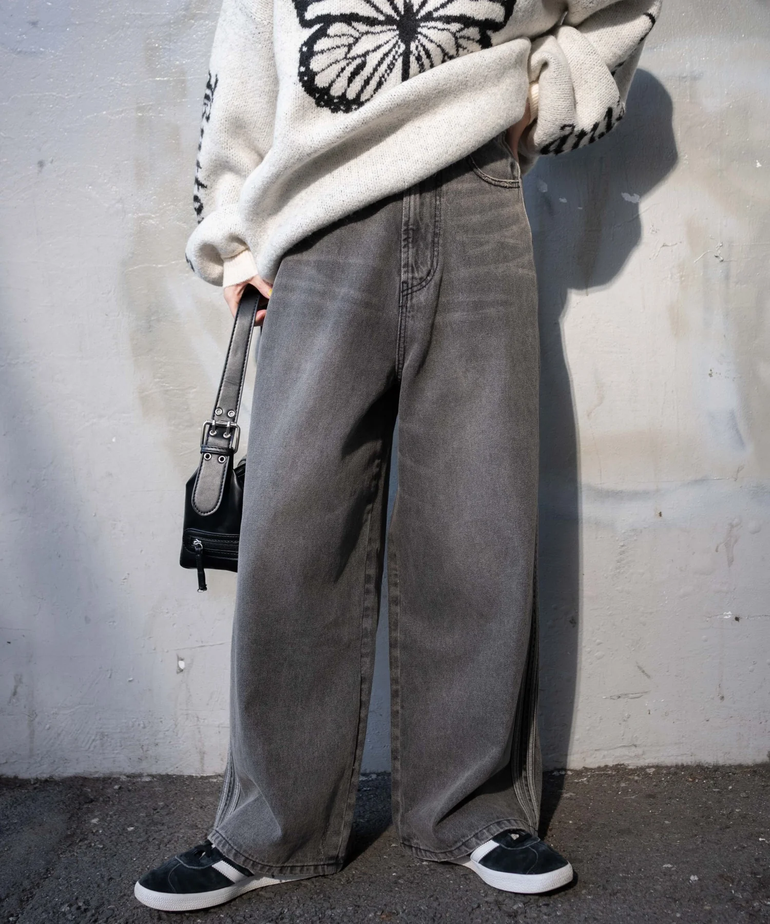 サイドラインワイドデニムパンツ - Image 20