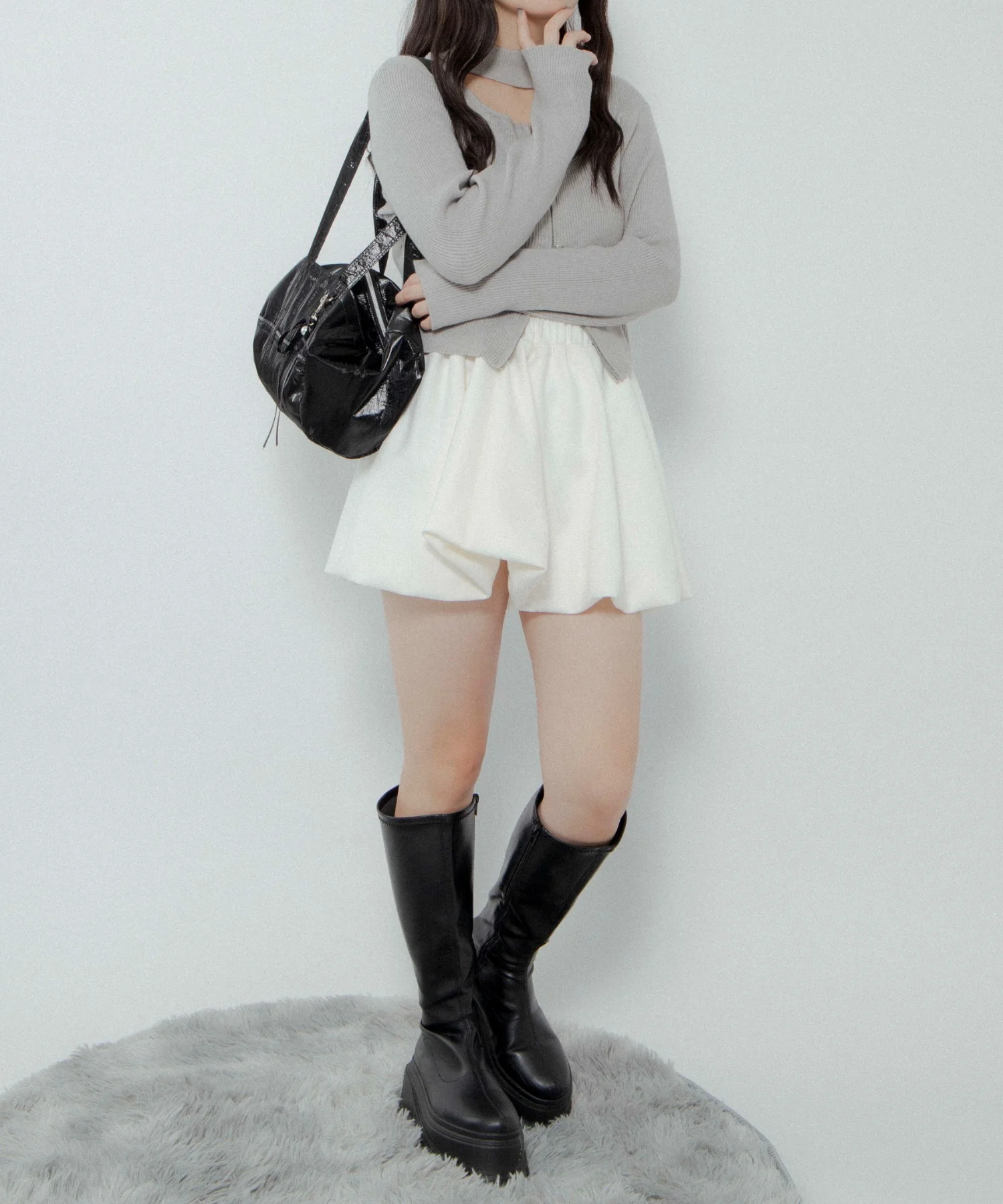 サテンリボンチャーム付きボストンバッグ - Image 18