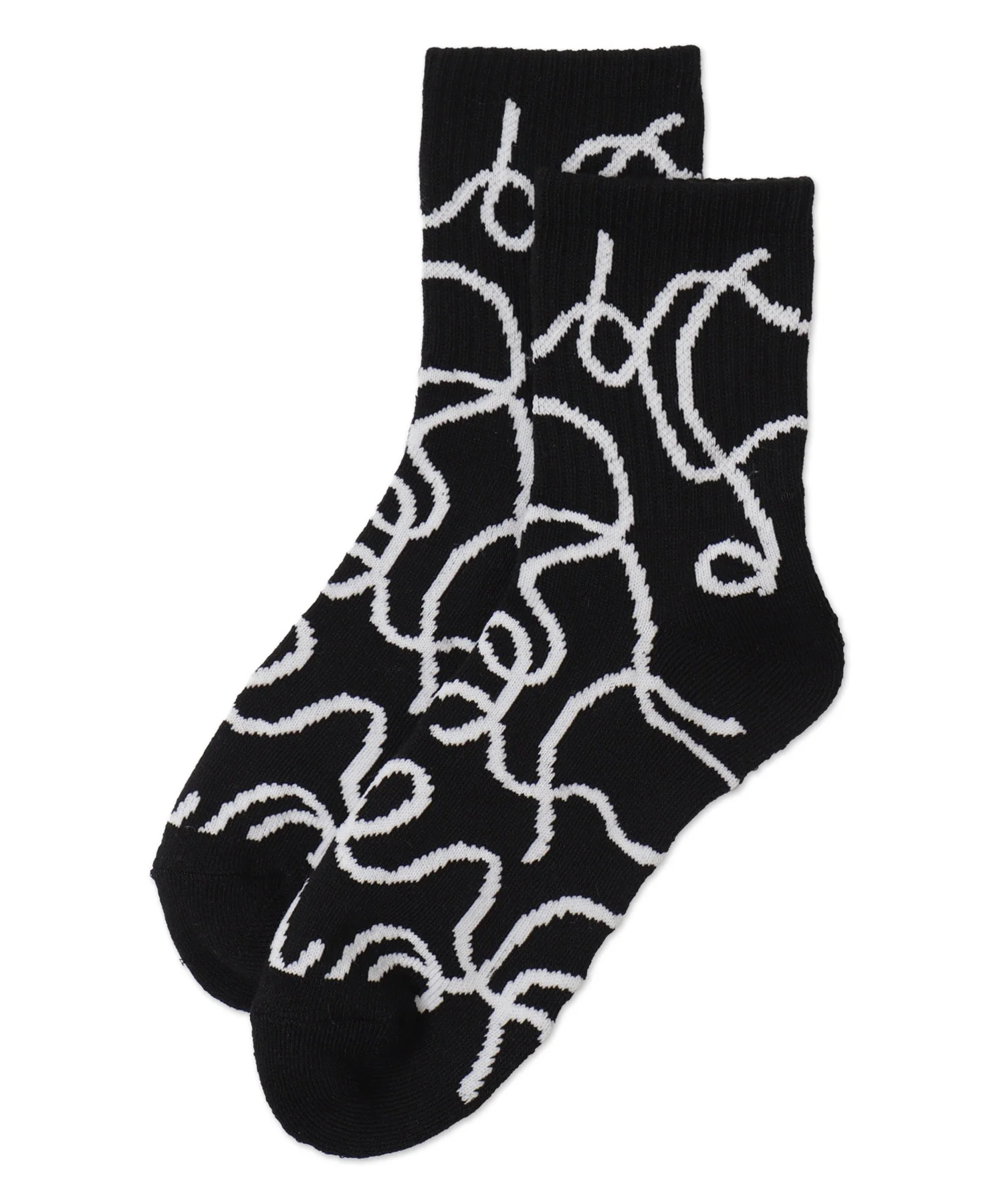 ニュアンスリブ底パイルクルーソックス(23-25cm) - Image 8
