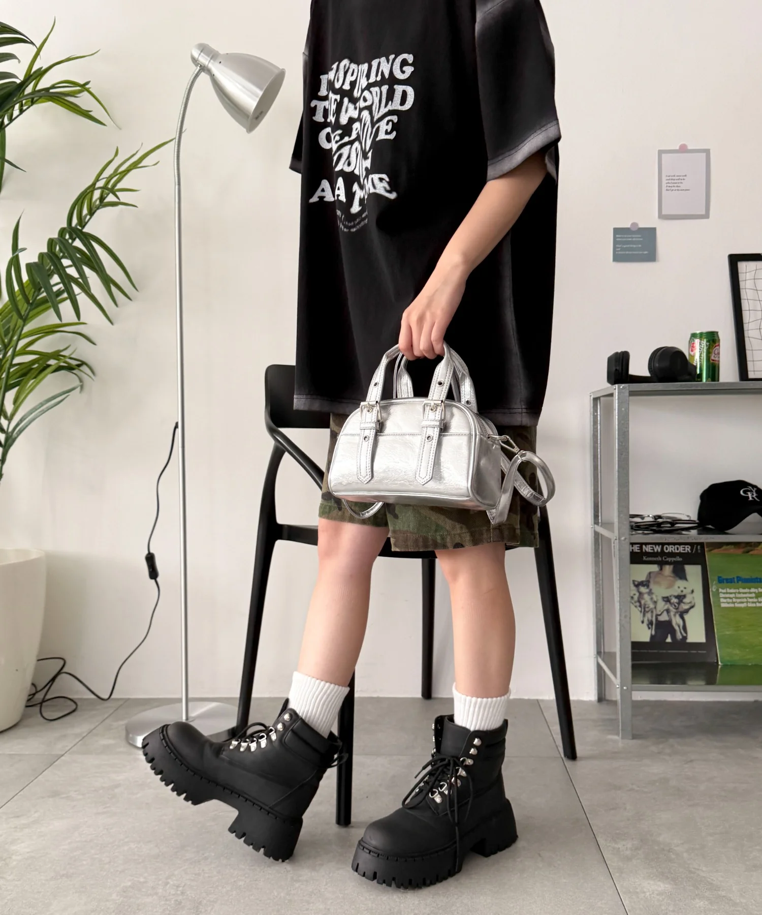 ハトメハンドルミニボストンショルダー - Image 44