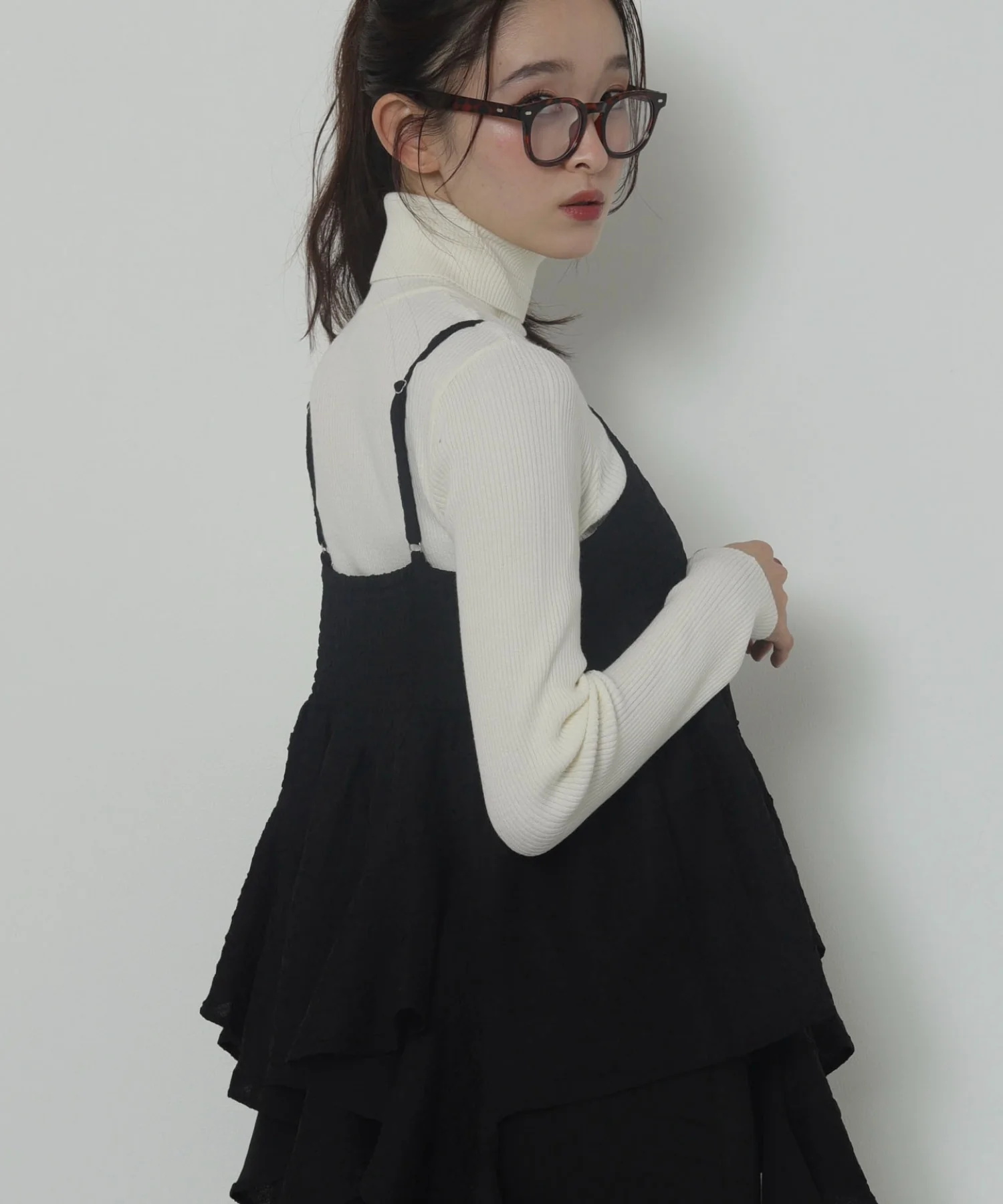 リブタートルニット - Image 11