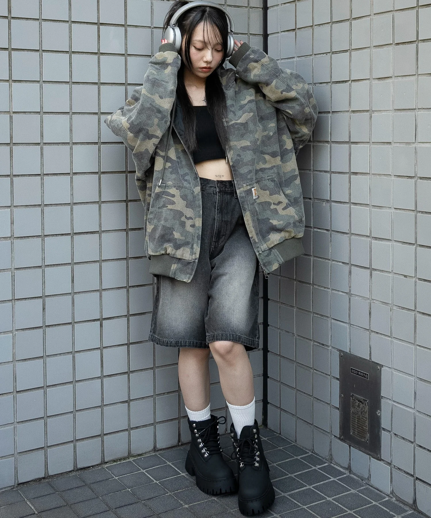 ワーカーズキルトフードブルゾン - Image 18