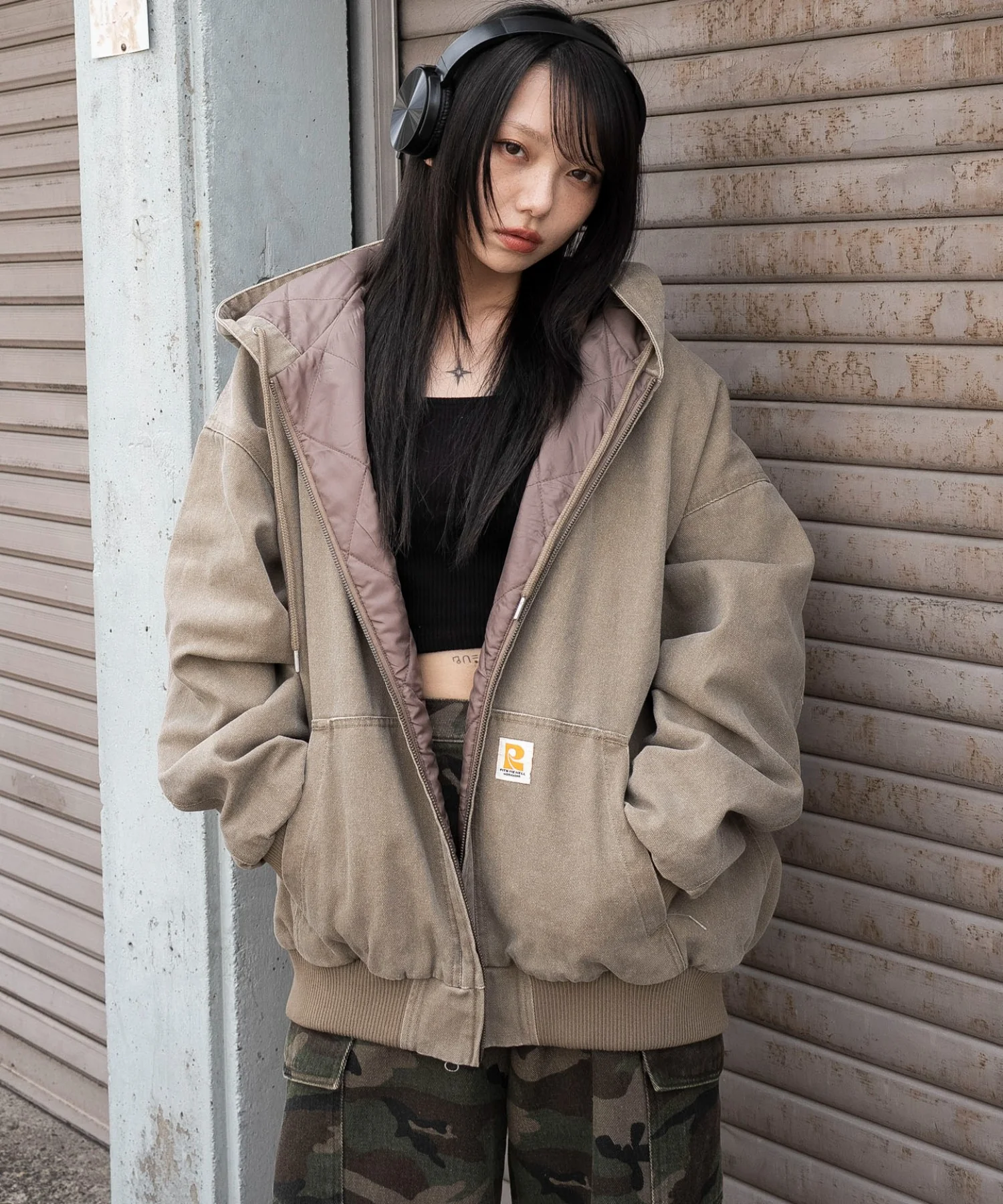ワーカーズキルトフードブルゾン - Image 19