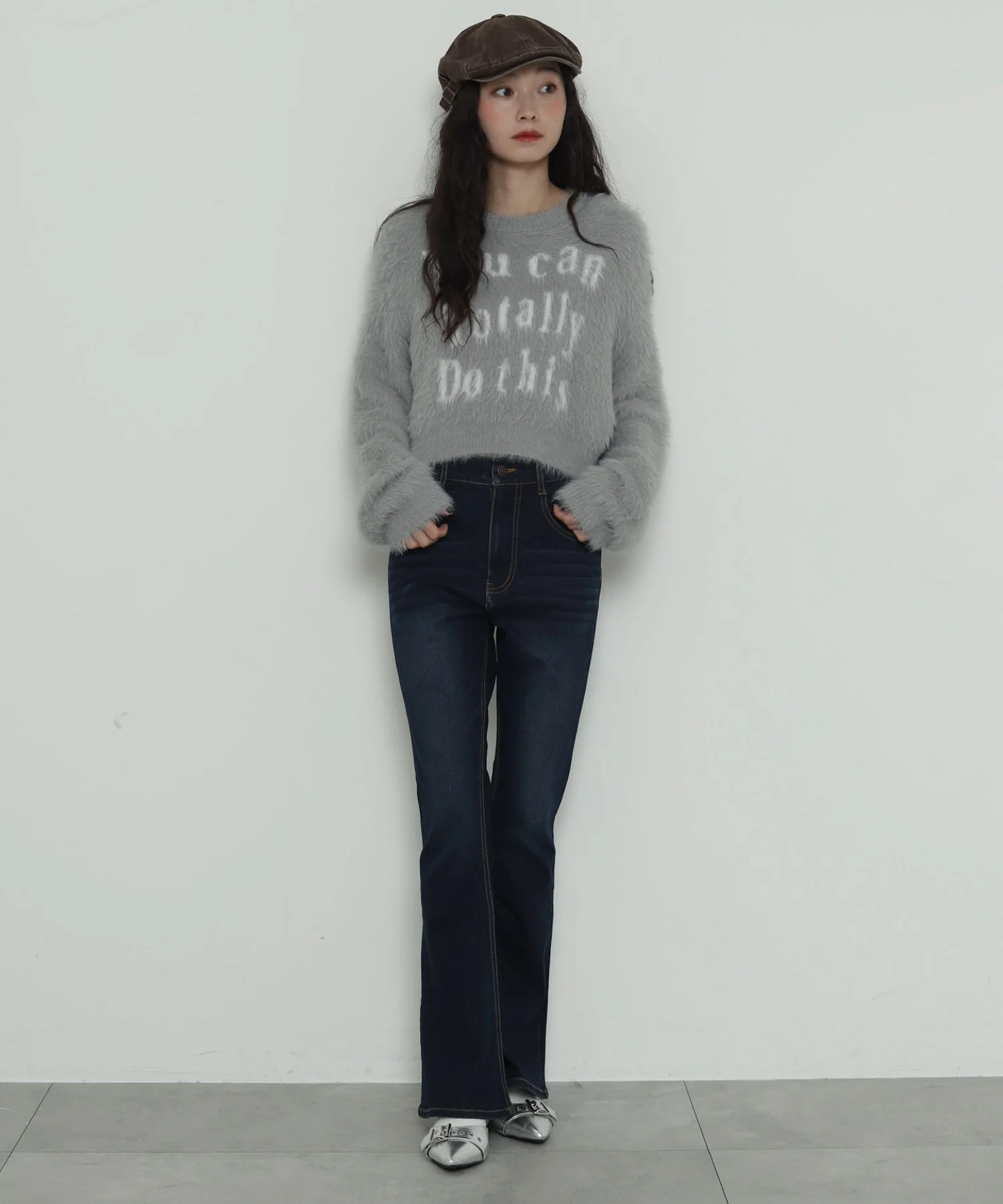 ロゴシャギーショートニット - Image 19