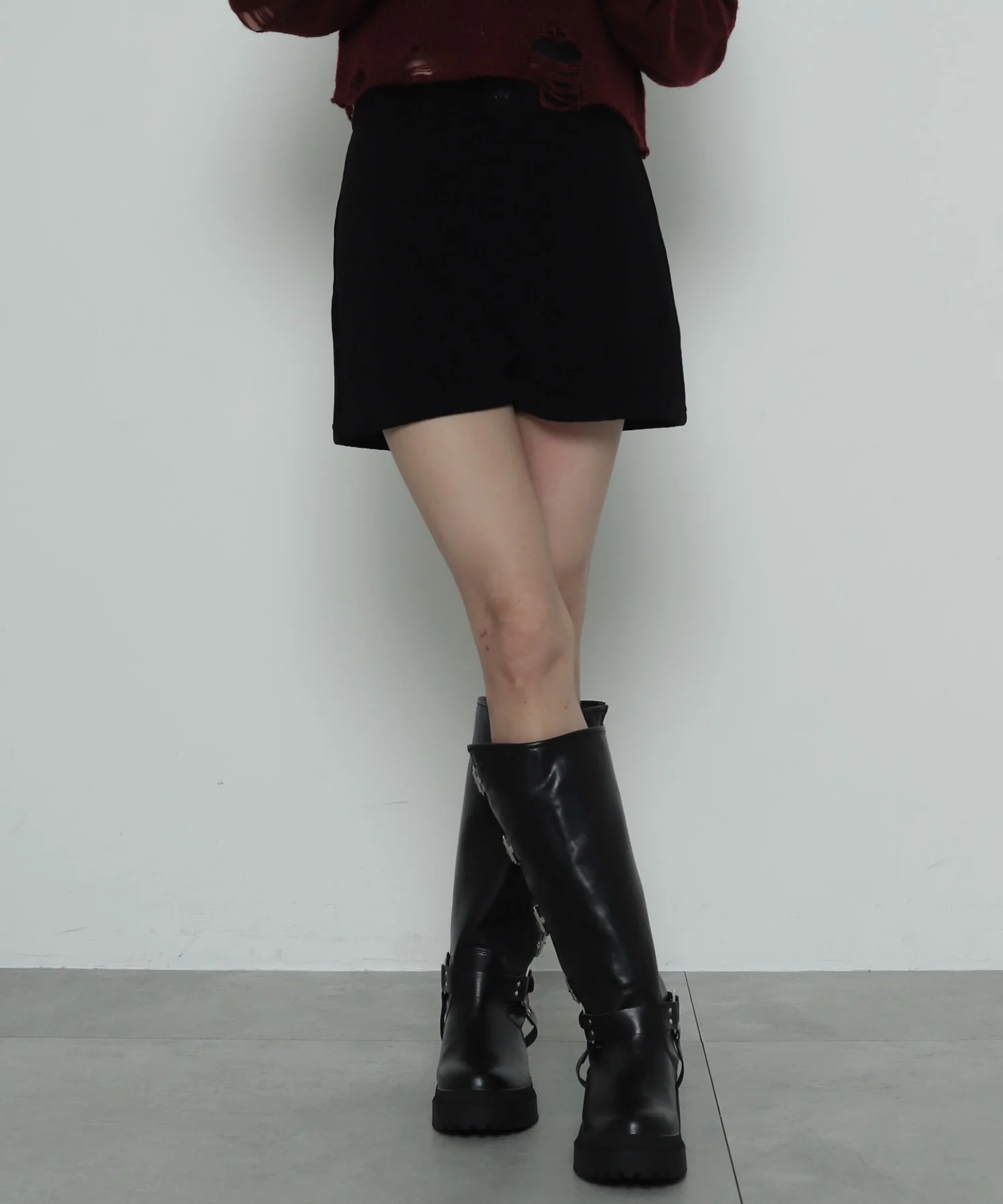 ジャガードハイウエストタイトショートパンツ - Image 7