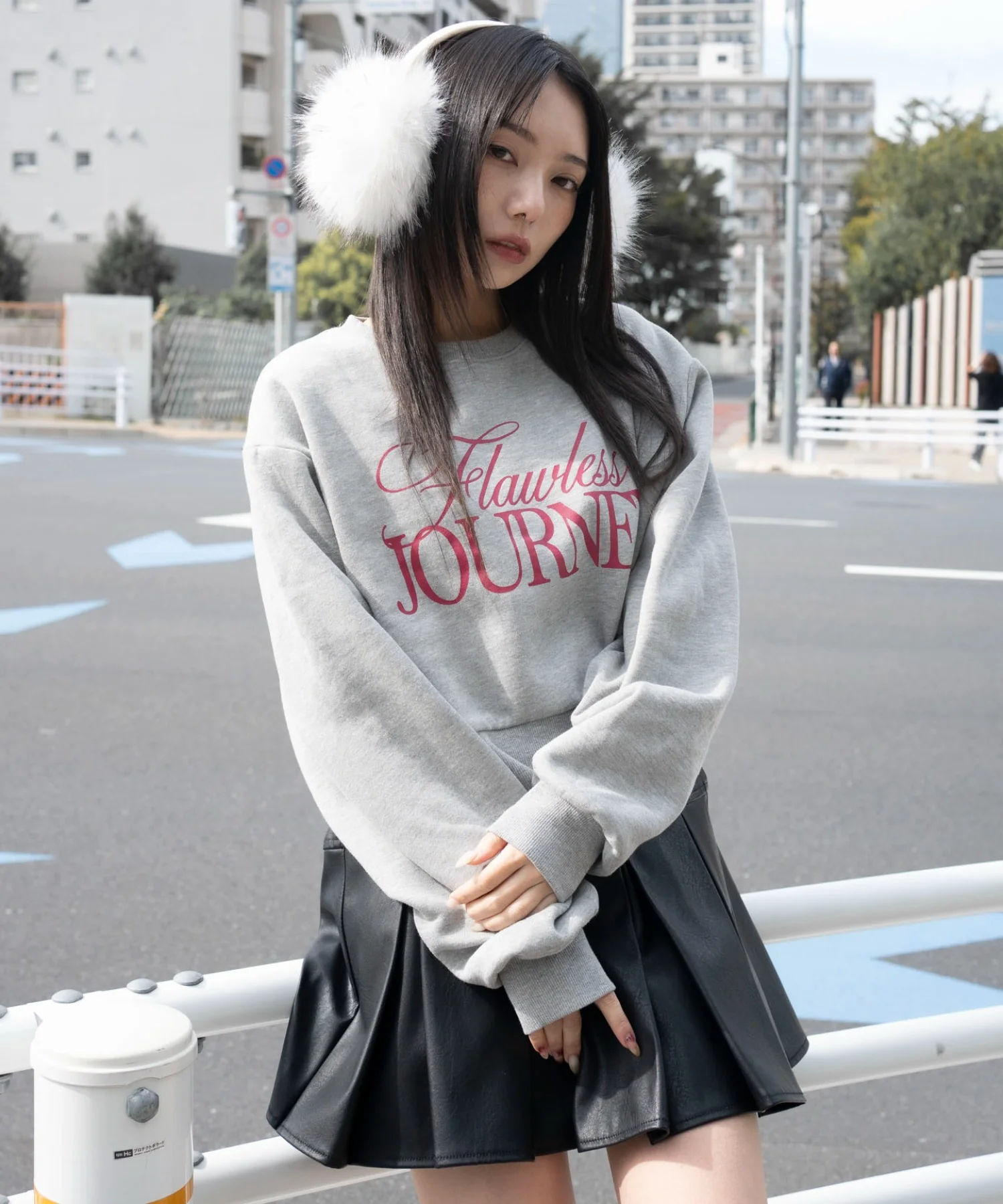 裏起毛グラフィックスウェット - Image 8