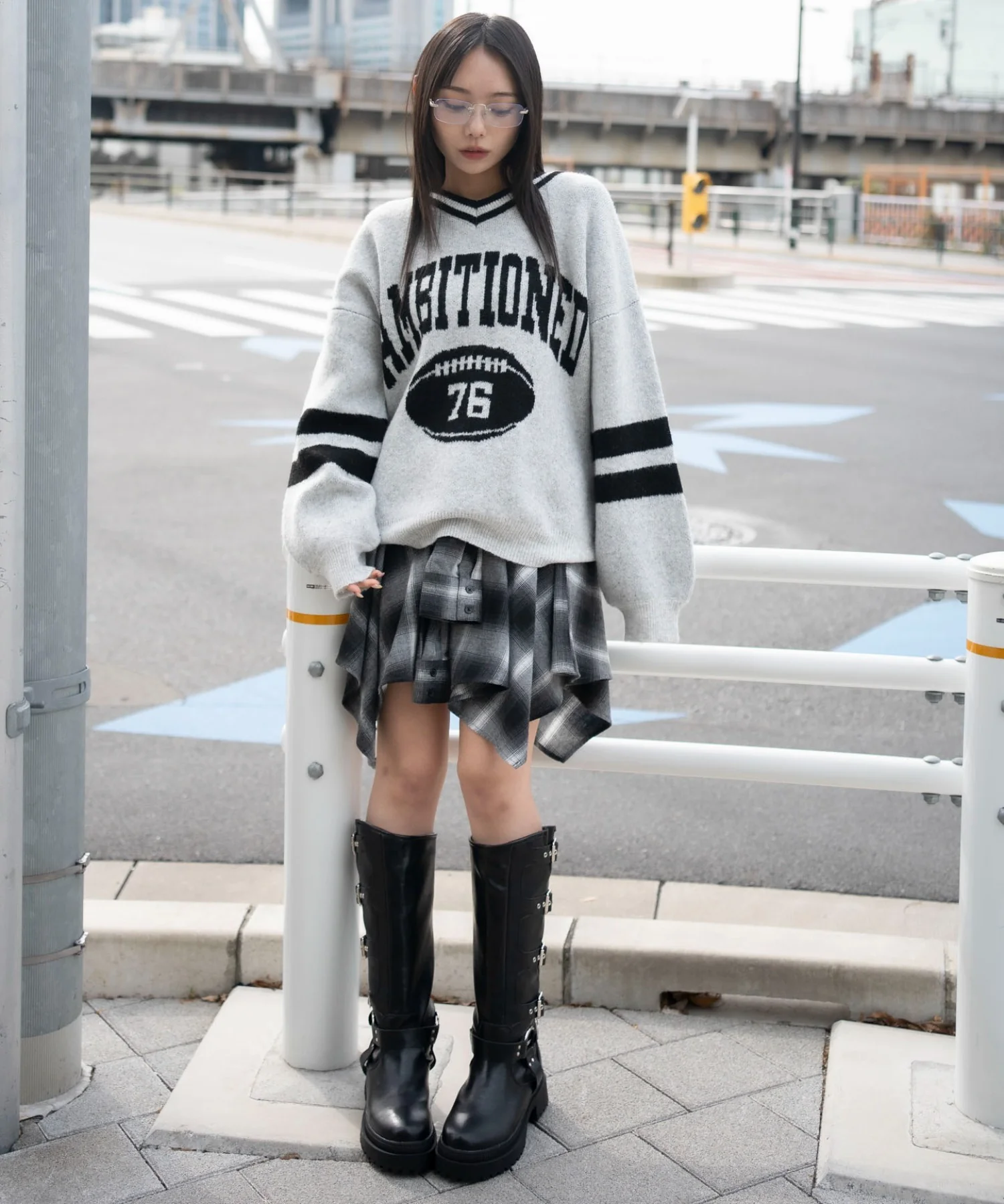フラッフィーVネックニットBIGプルオーバー - Image 23