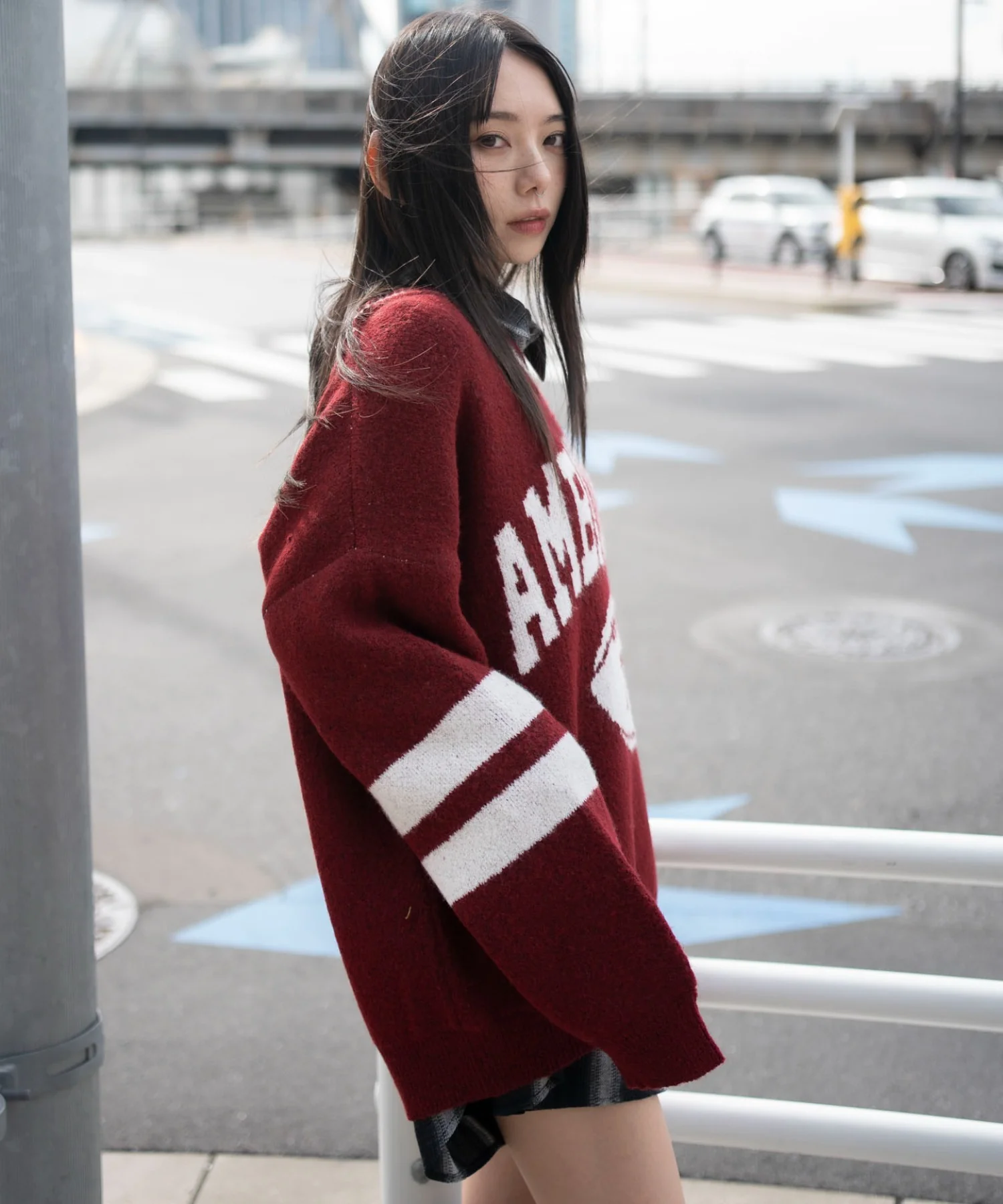 フラッフィーVネックニットBIGプルオーバー - Image 25