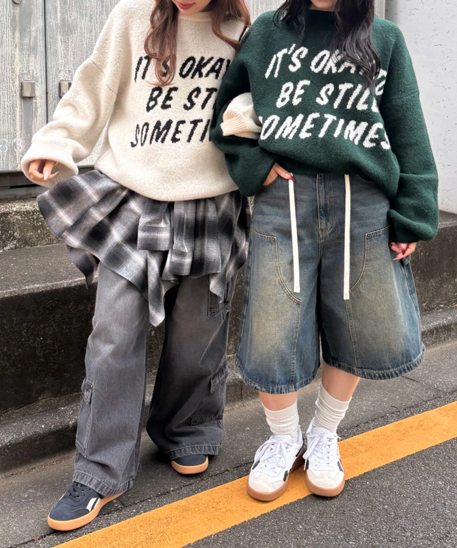 フラッフィーグラフィックニットBIGプルオーバー - Image 17