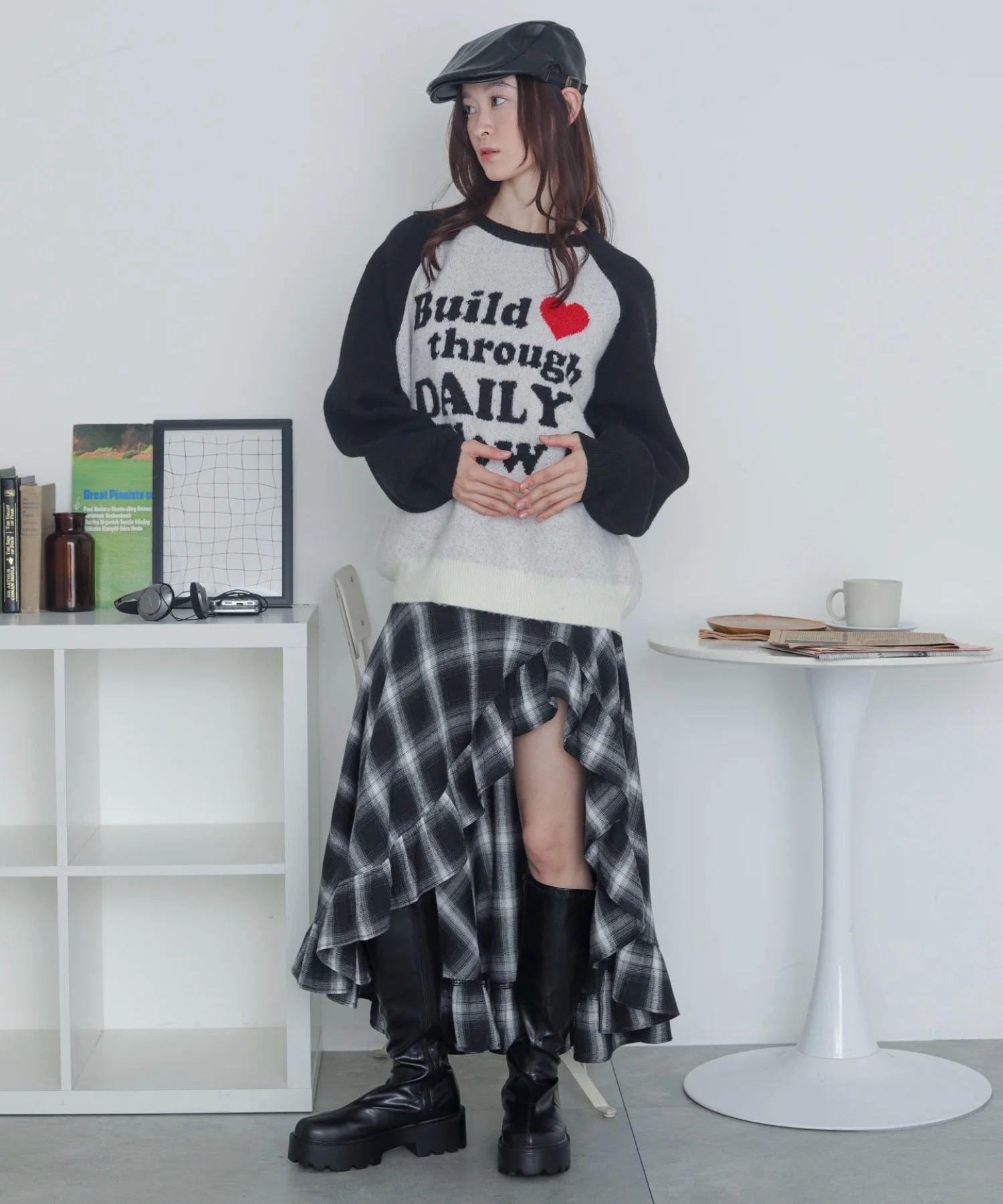 フラッフィーグラフィックニットBIGプルオーバー - Image 26