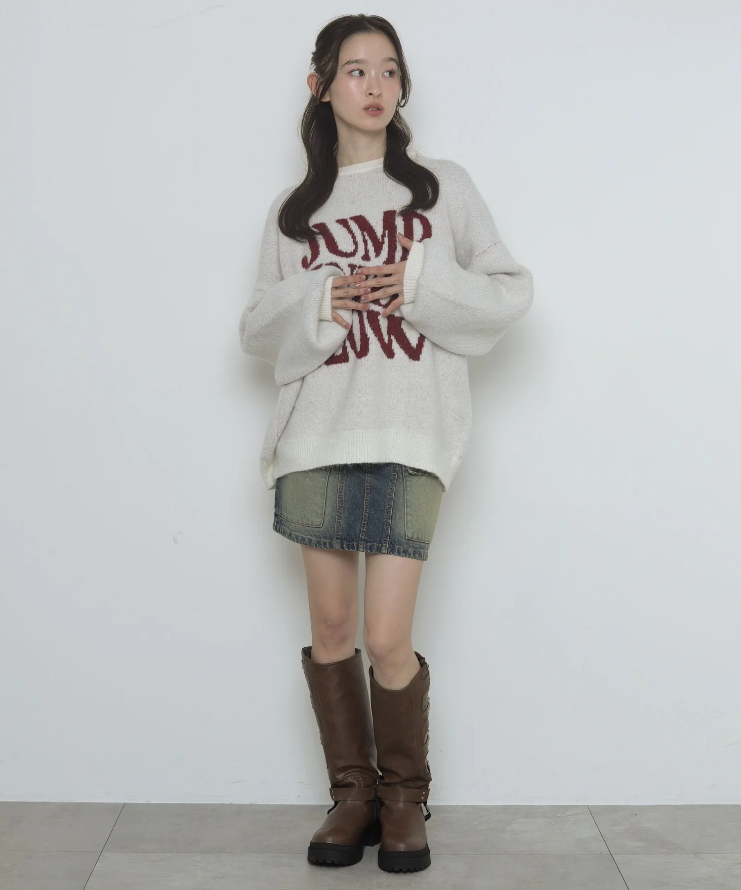 フラッフィーグラフィックニットBIGプルオーバー - Image 36