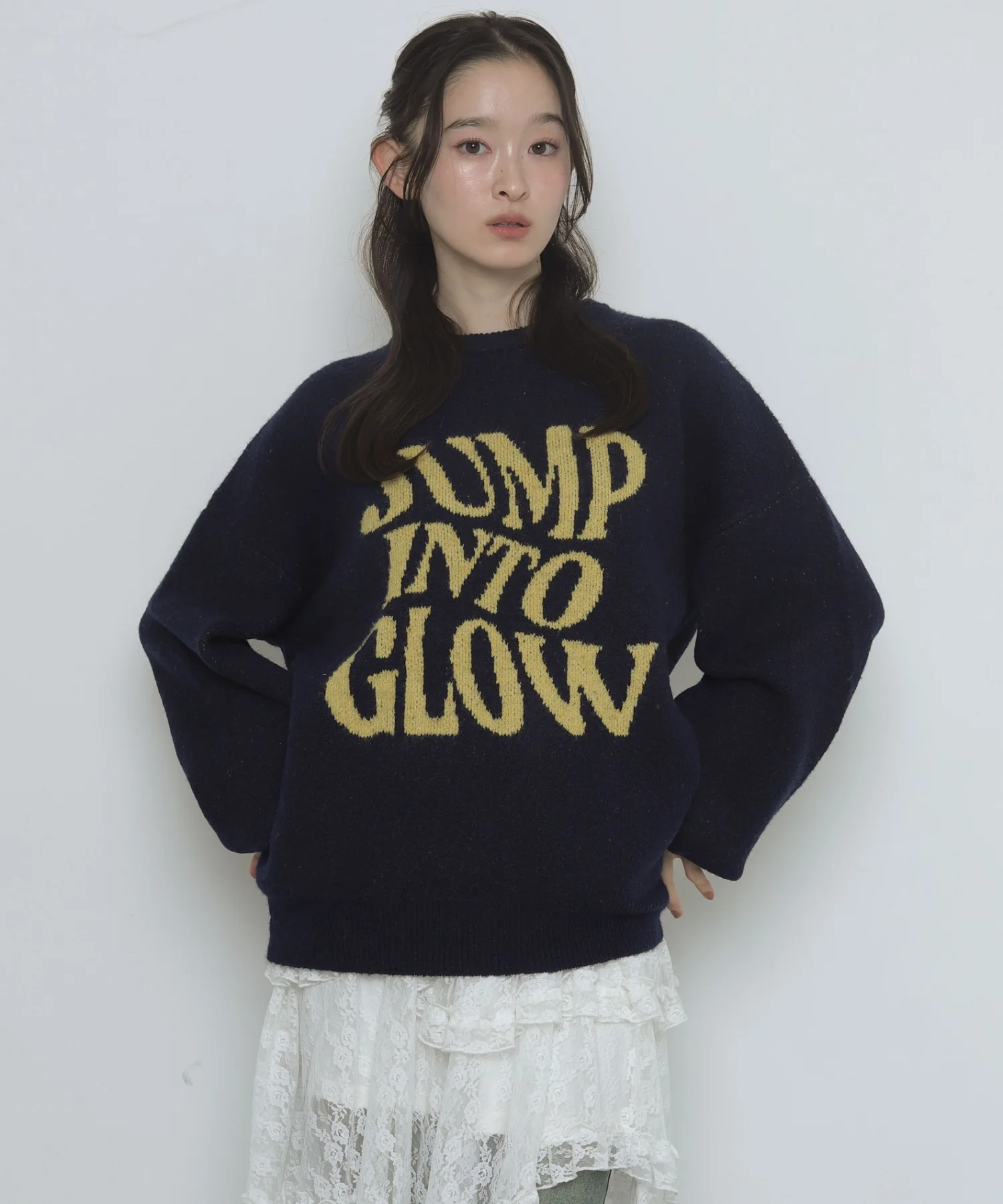 フラッフィーグラフィックニットBIGプルオーバー - Image 37