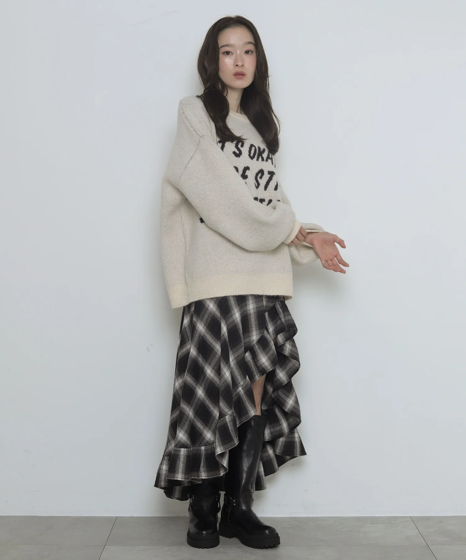 フラッフィーグラフィックニットBIGプルオーバー - Image 42