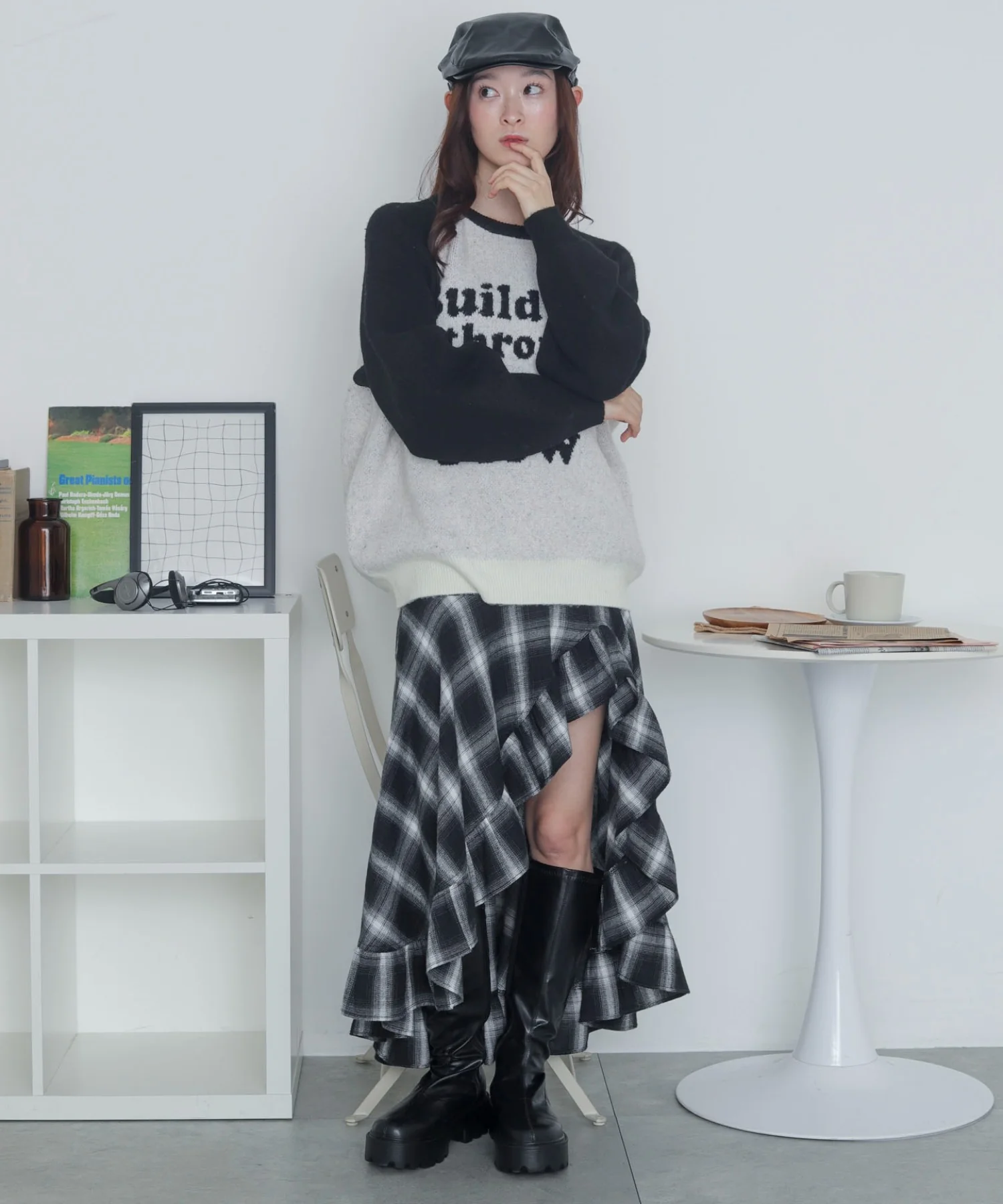 フラッフィーグラフィックニットBIGプルオーバー - Image 54