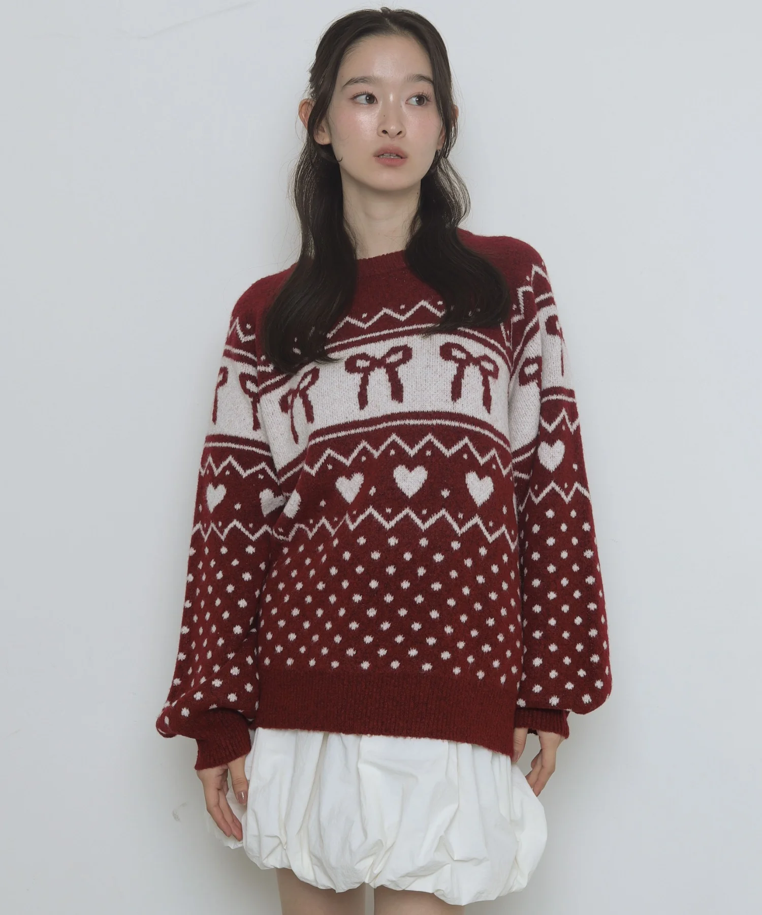 フラッフィーグラフィックニットBIGプルオーバー - Image 57