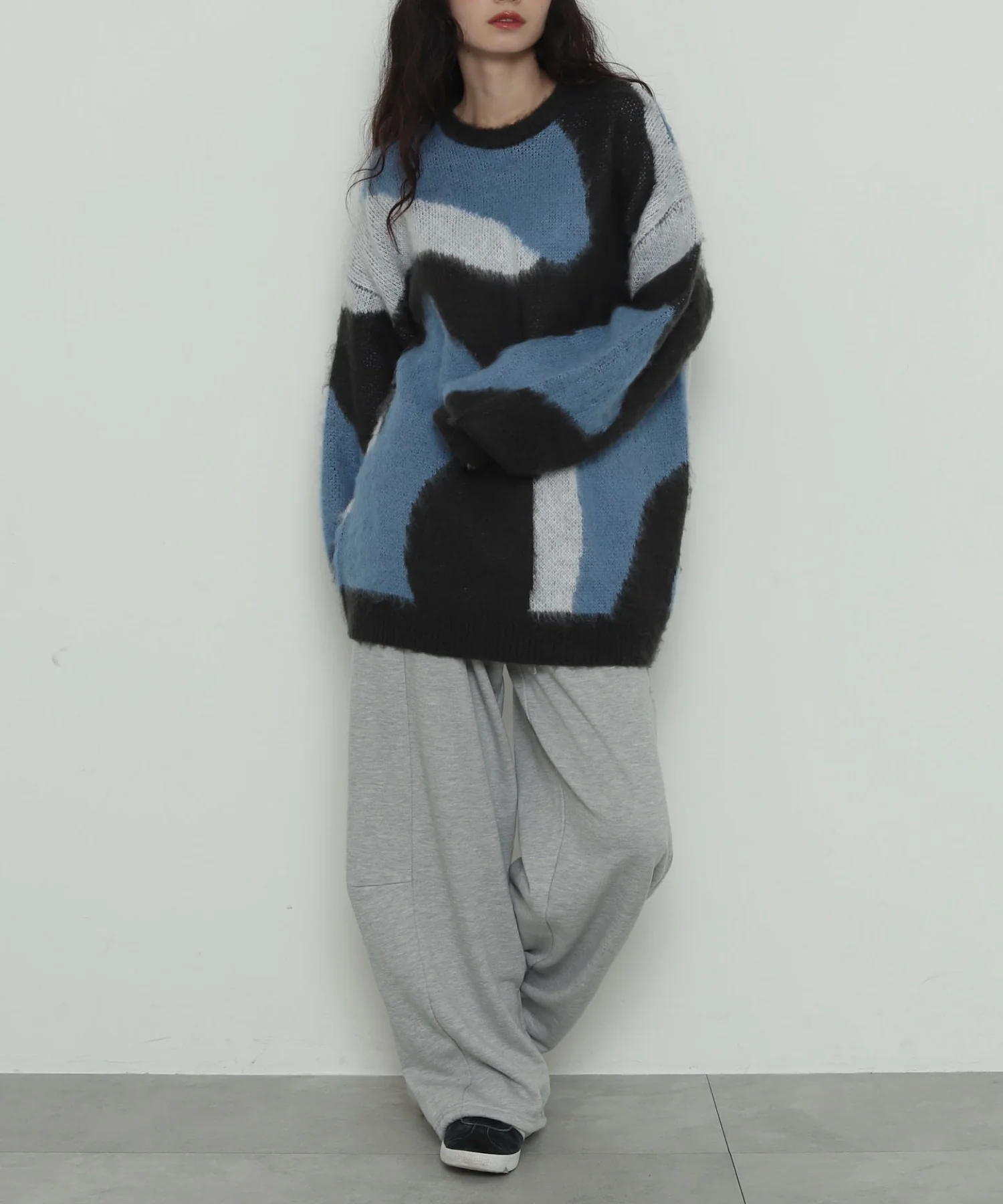 シャギーパターンニットBIGプルオーバー - Image 18