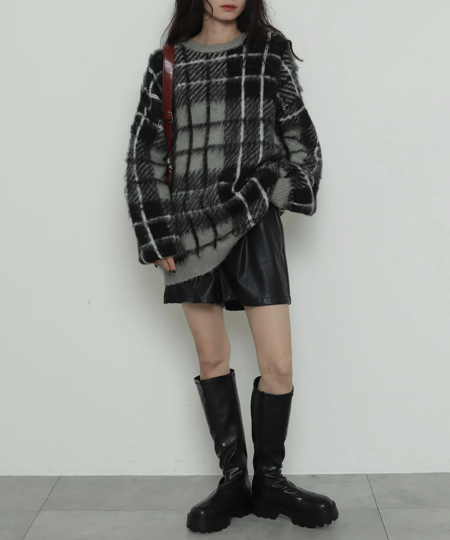 シャギーパターンニットBIGプルオーバー - Image 27
