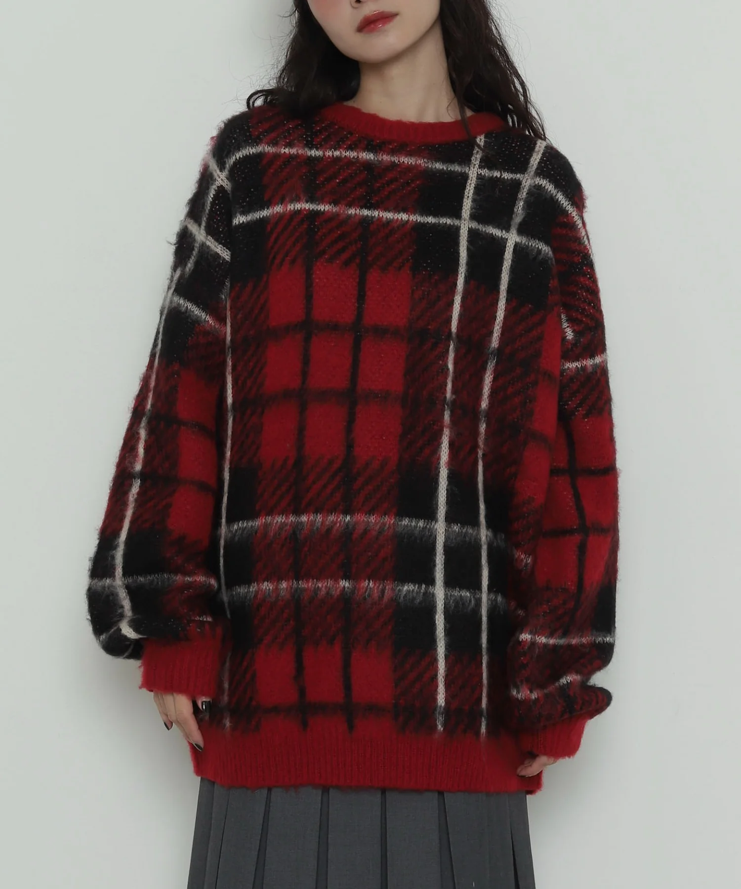 シャギーパターンニットBIGプルオーバー - Image 28