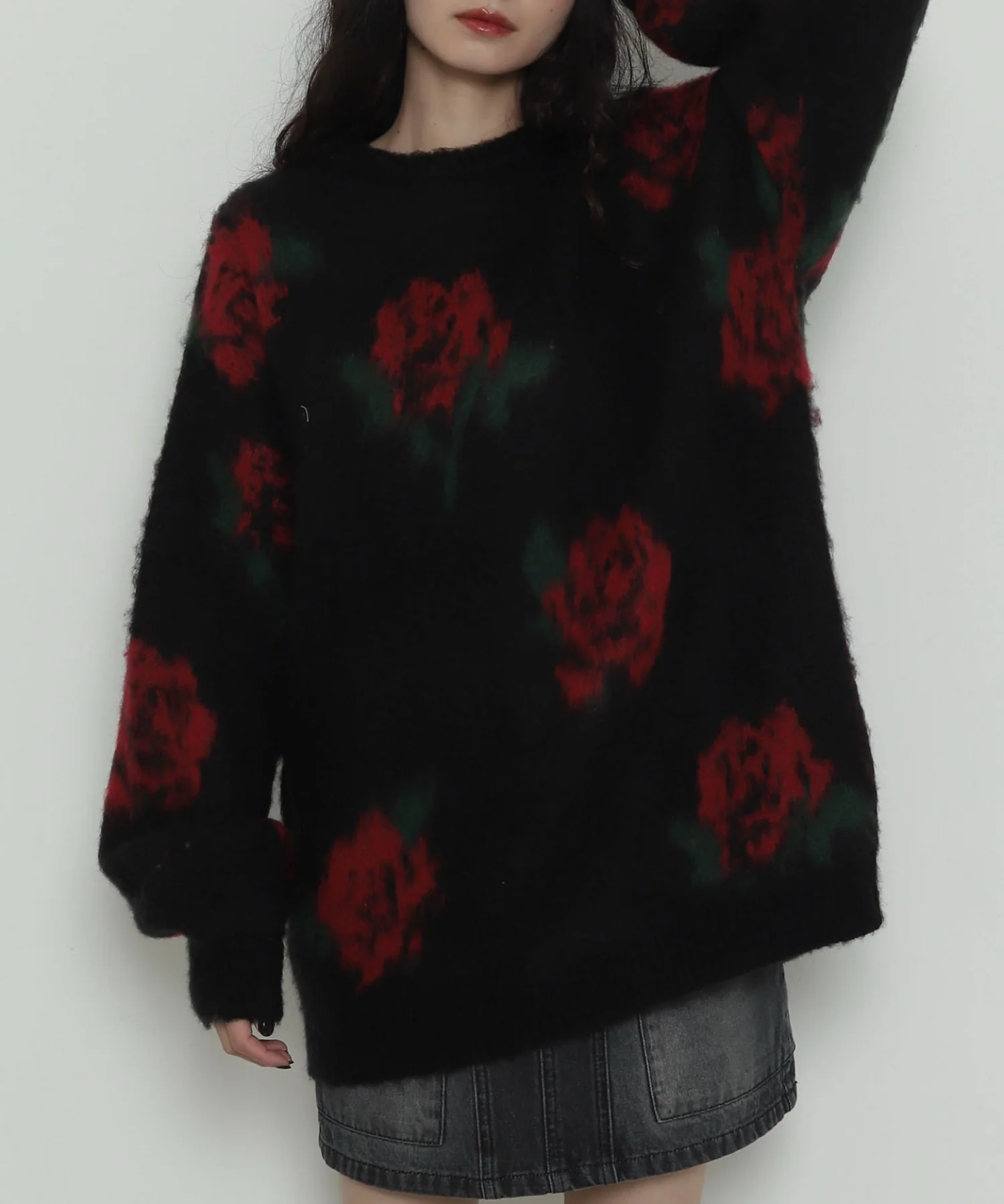 シャギーパターンニットBIGプルオーバー - Image 31