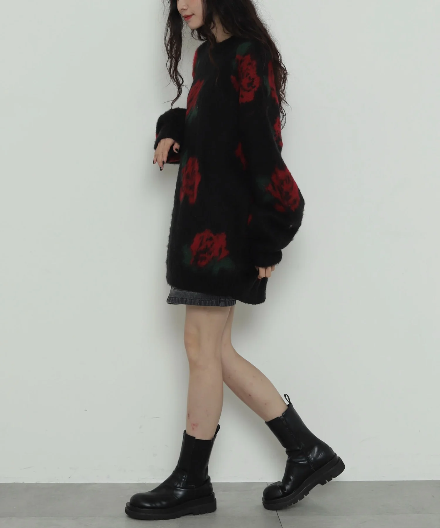 シャギーパターンニットBIGプルオーバー - Image 33