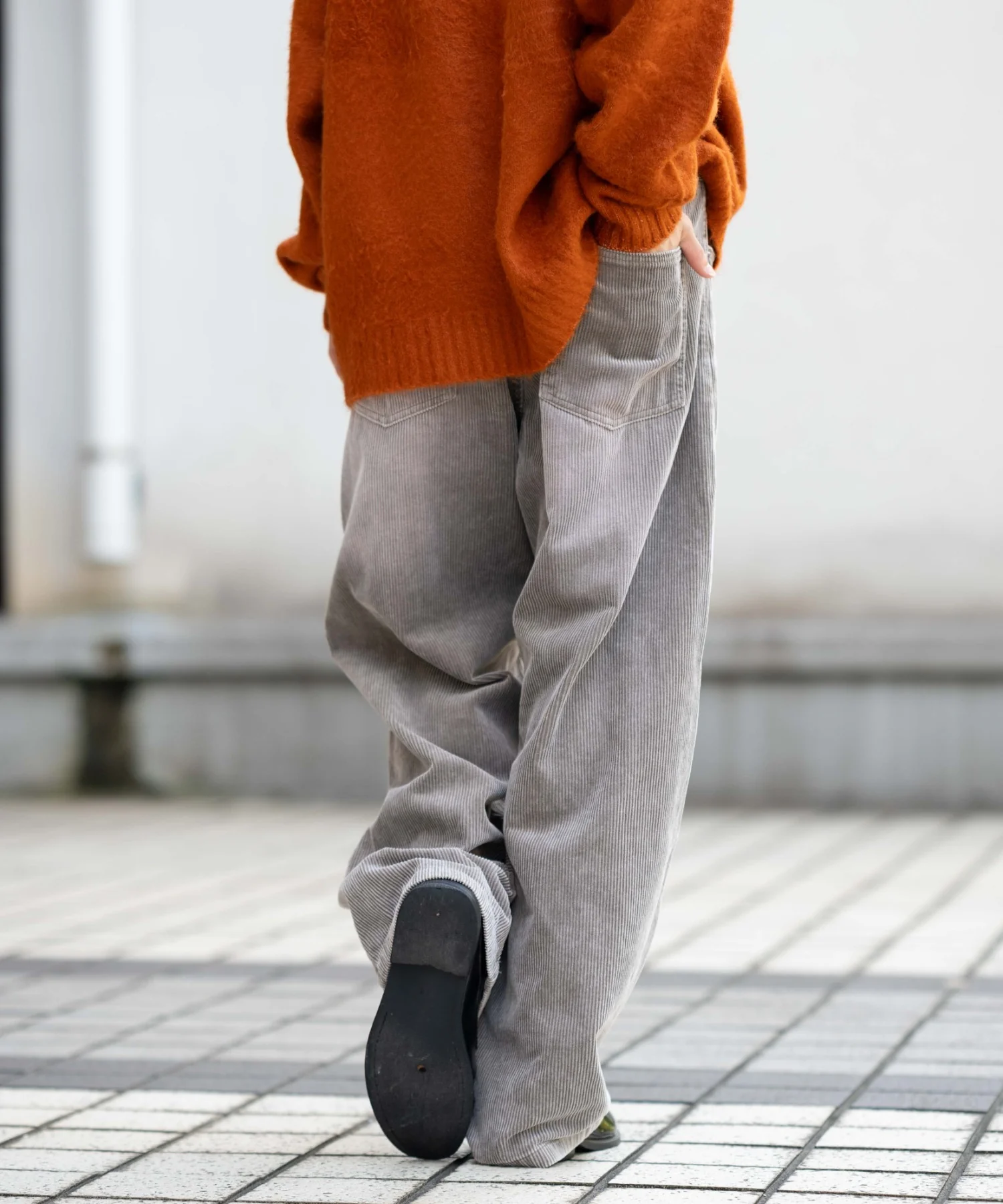 イージー3Dバレルレッグコーデュロイパンツ - Image 12
