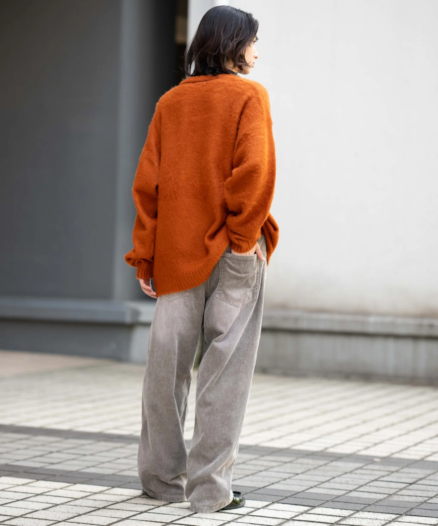 イージー3Dバレルレッグコーデュロイパンツ - Image 15