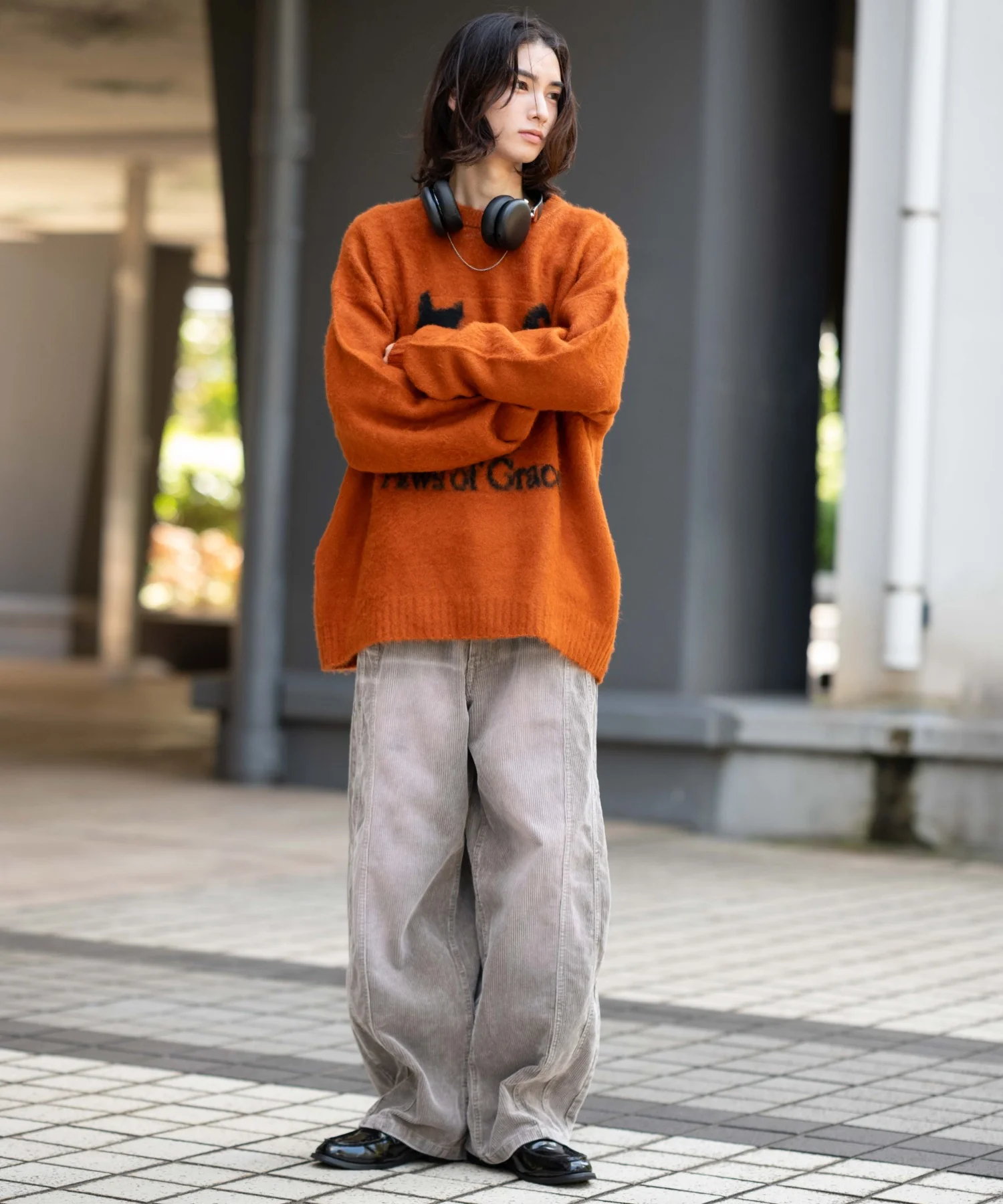 イージー3Dバレルレッグコーデュロイパンツ - Image 4