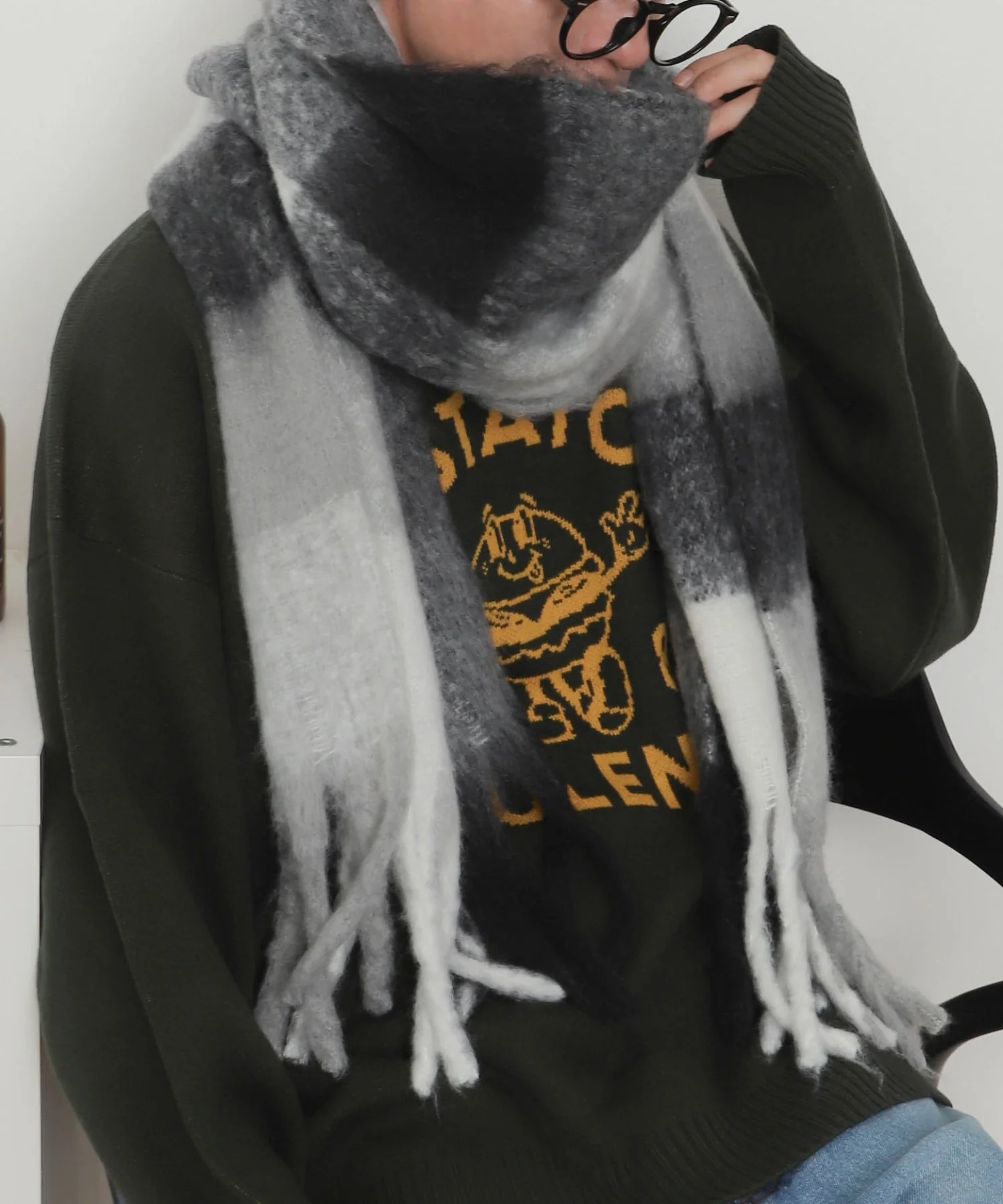 ワイドフリンジストール - Image 2