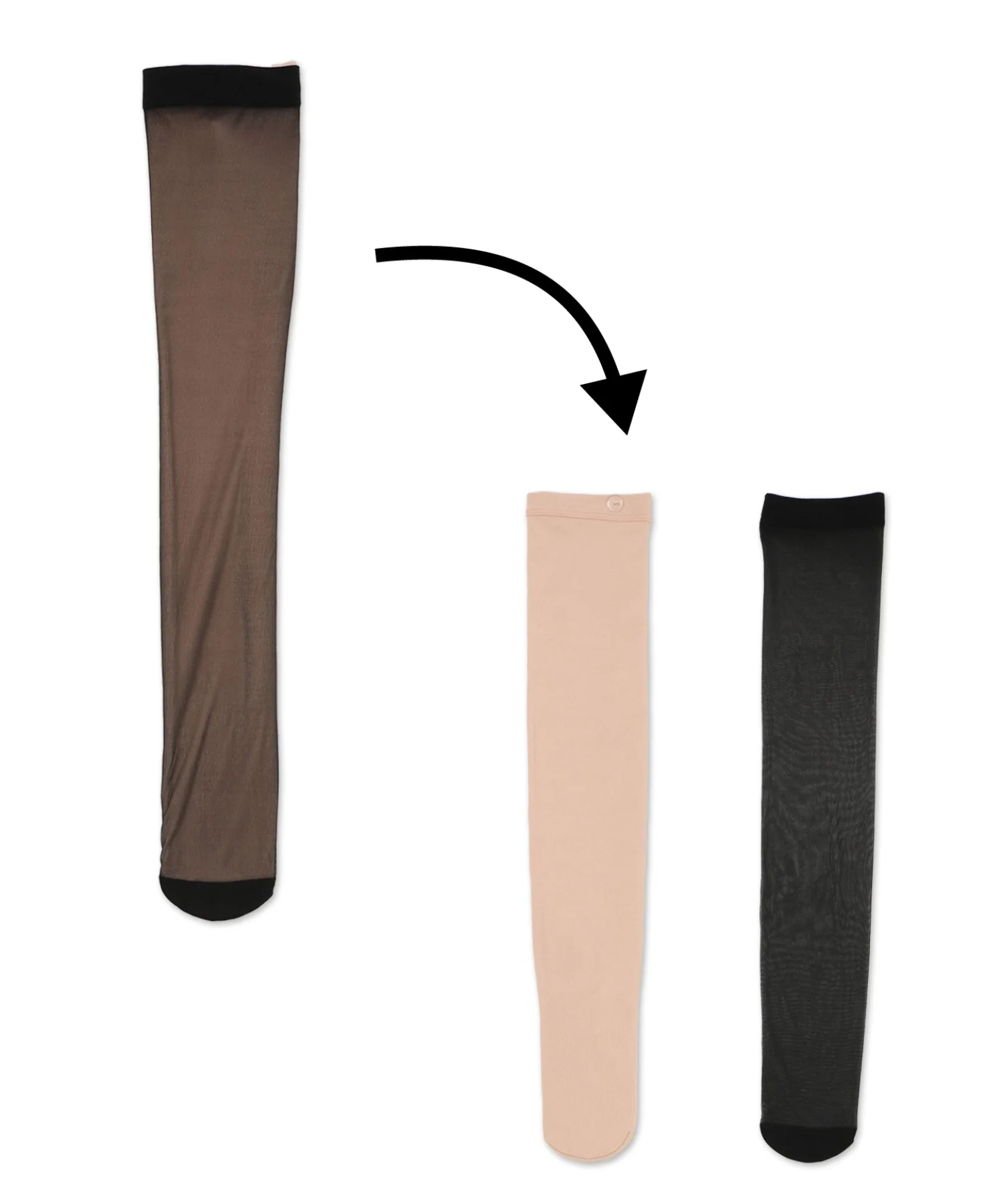 フェイクタイツニーハイソックス(23-25cm) - Image 12