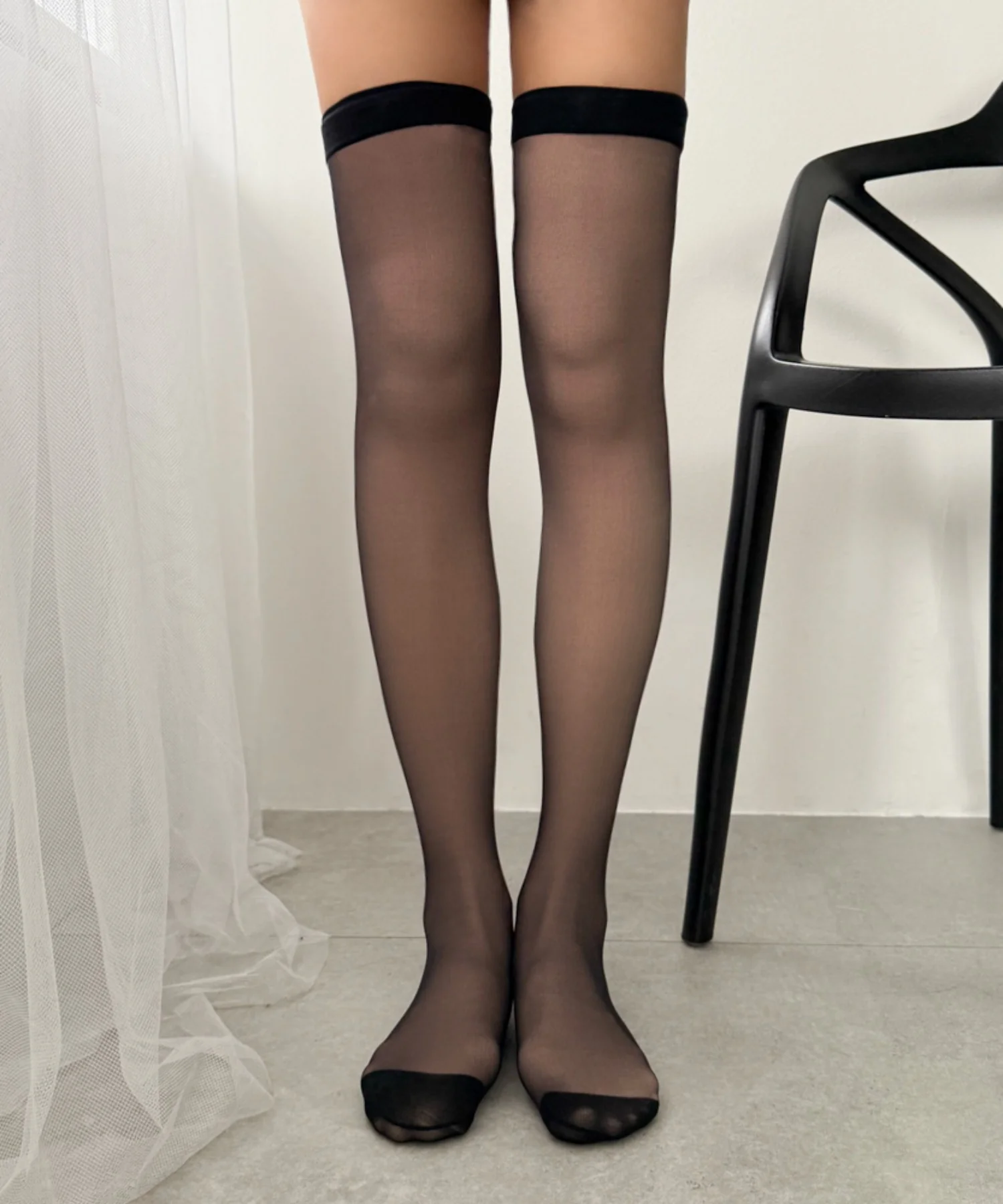 フェイクタイツニーハイソックス(23-25cm) - Image 4