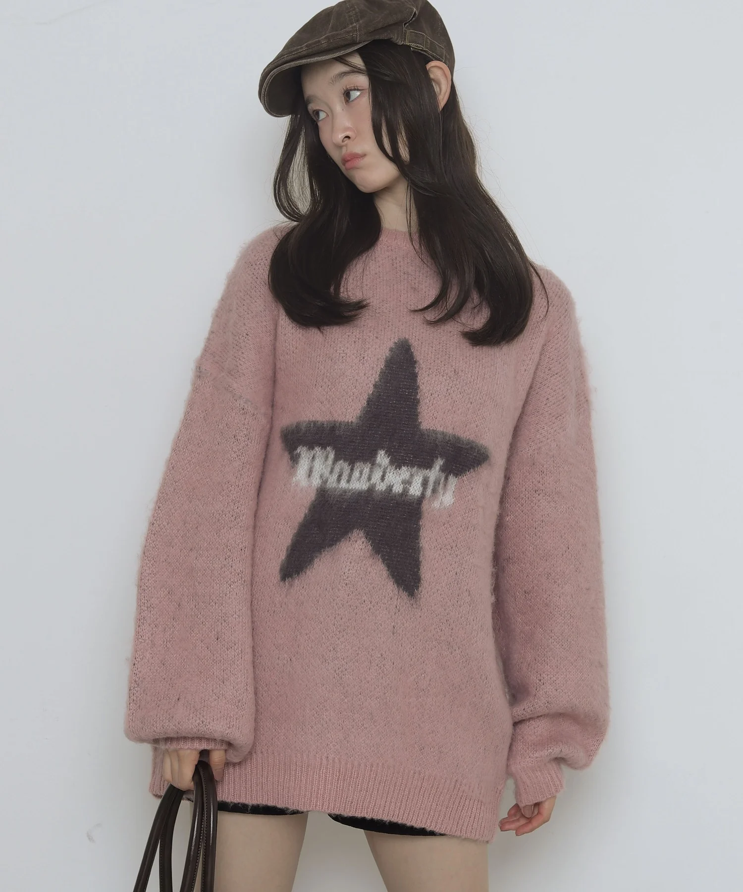 シャギーグラフィックニットBIGプルオーバー - Image 12