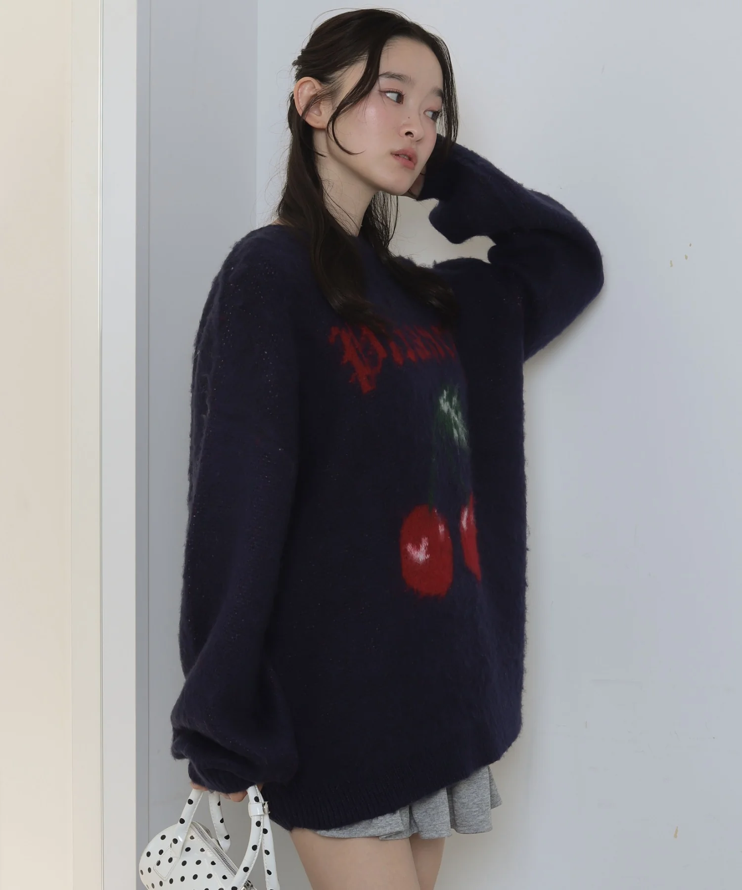 シャギーグラフィックニットBIGプルオーバー - Image 17