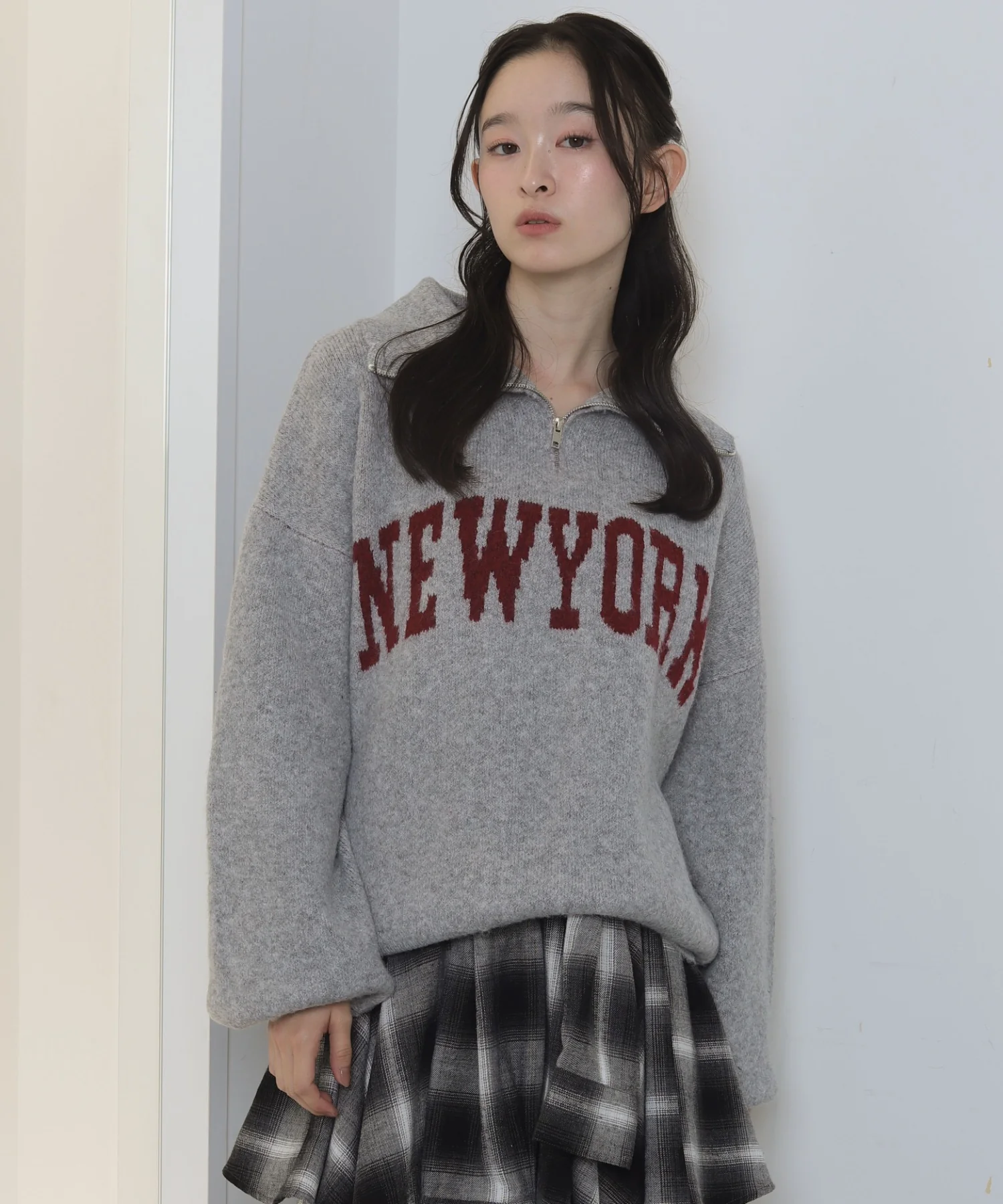 フラッフィーハーフジップニット - Image 32