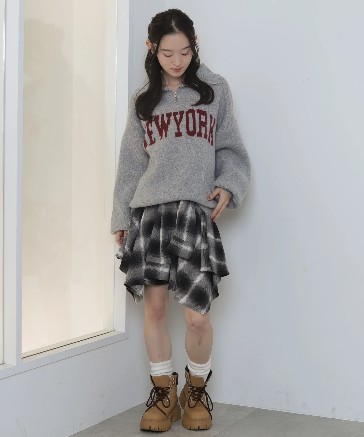 フラッフィーハーフジップニット - Image 33