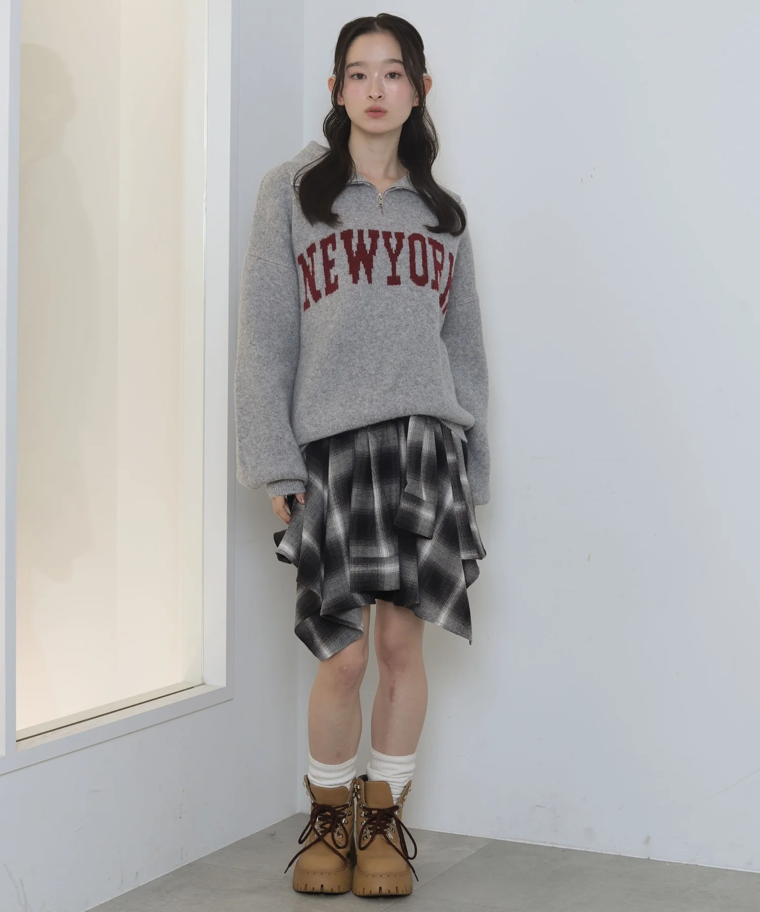 フラッフィーハーフジップニット - Image 34