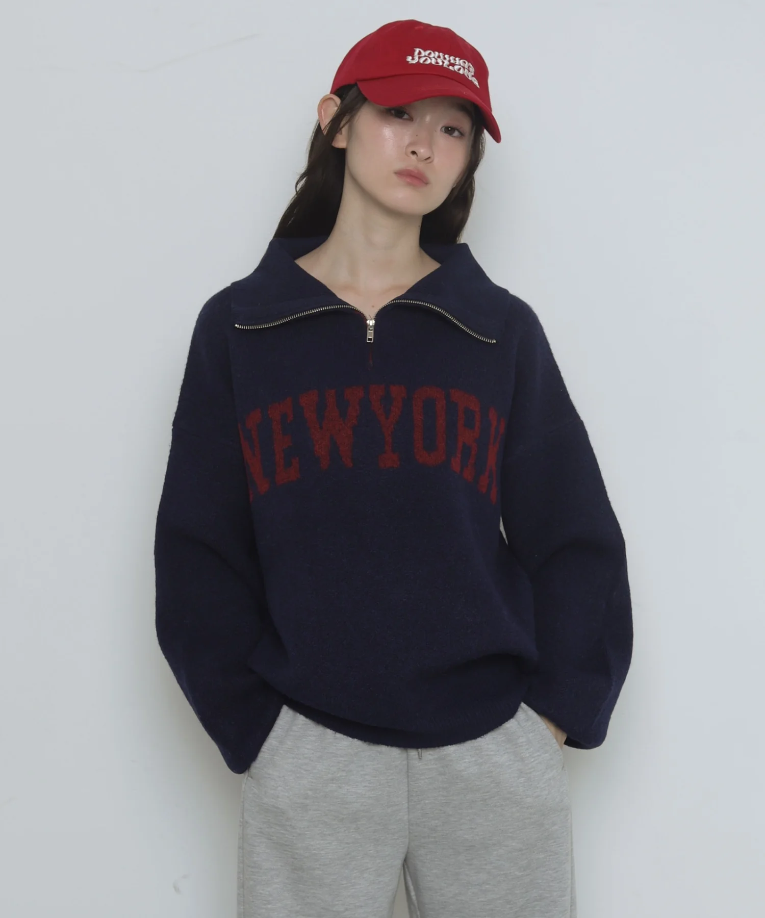 フラッフィーハーフジップニット - Image 37